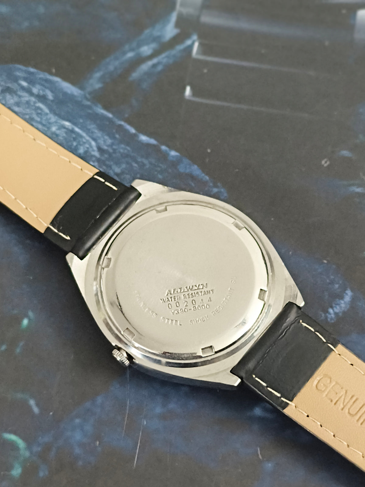 Allwyn Hand-wound Vintage Watch with a Dual-tone Dial