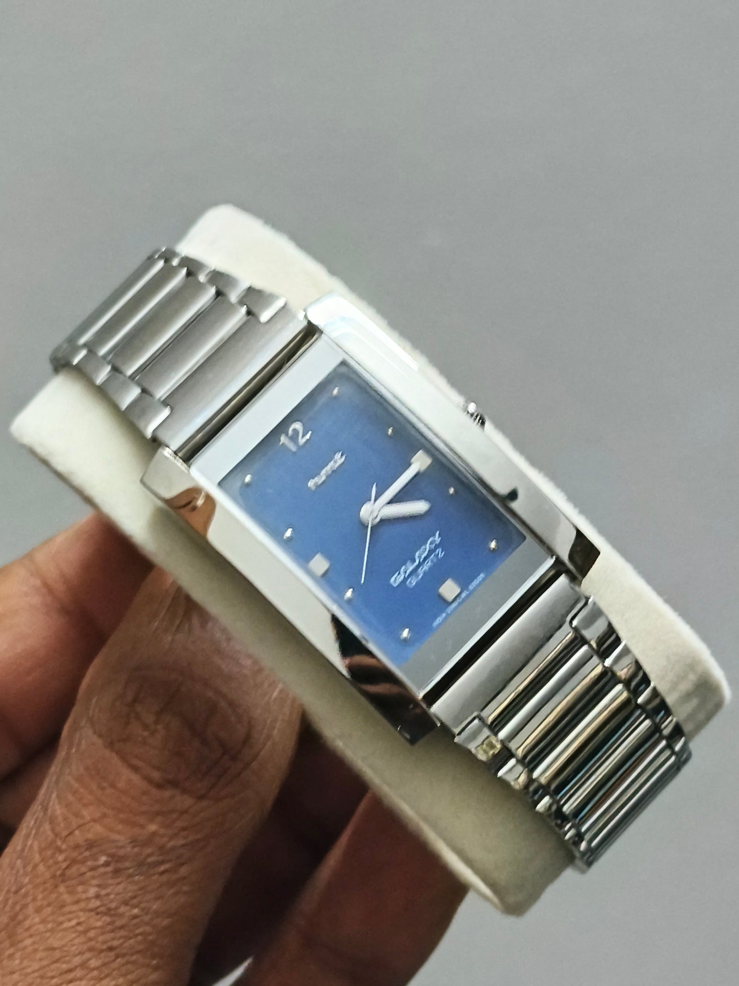 HMT Galaxy Tank Pegasus Quartz Watch with Blue Dial