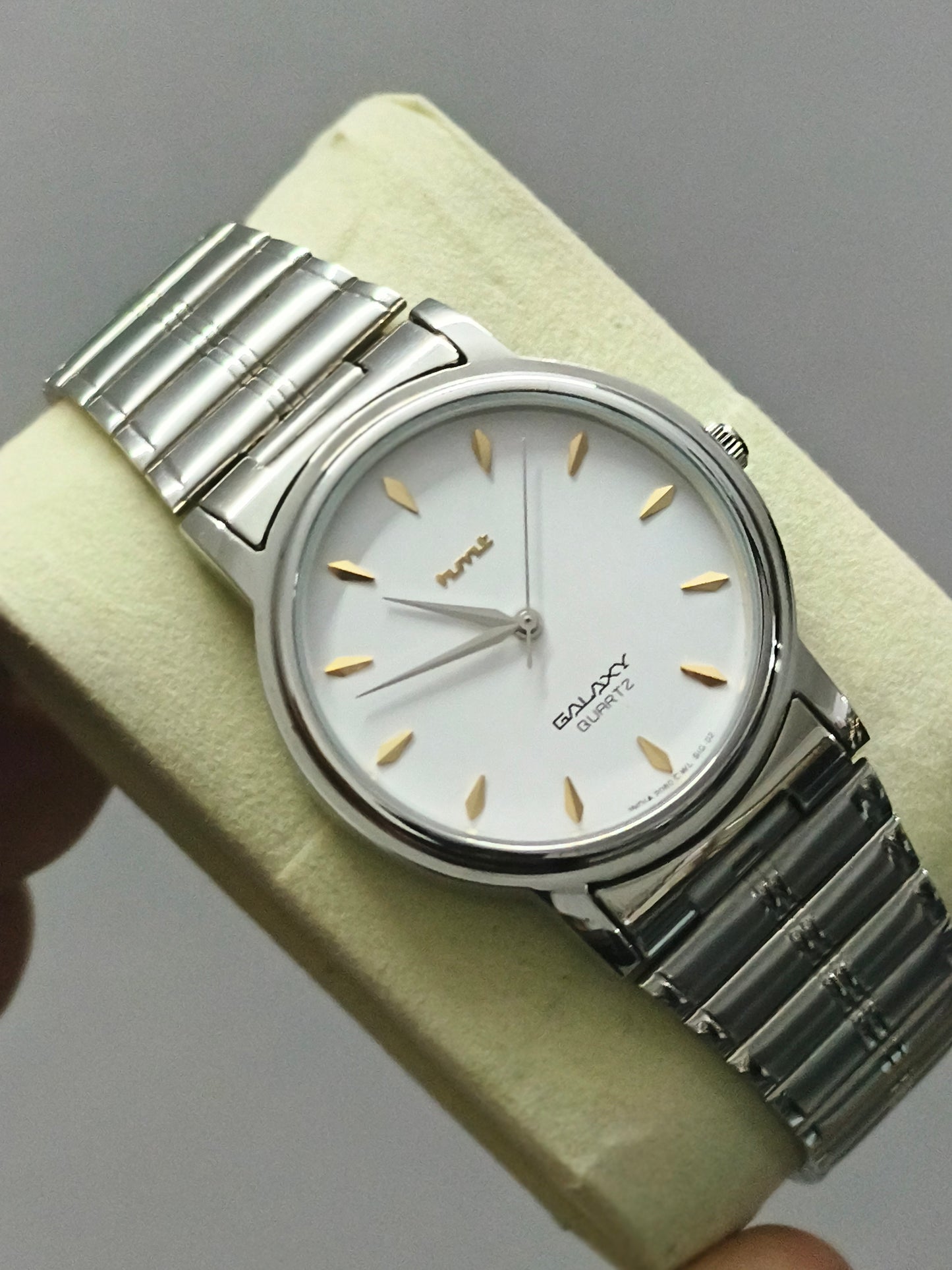 HMT Galaxy Quartz Watch with White Dial