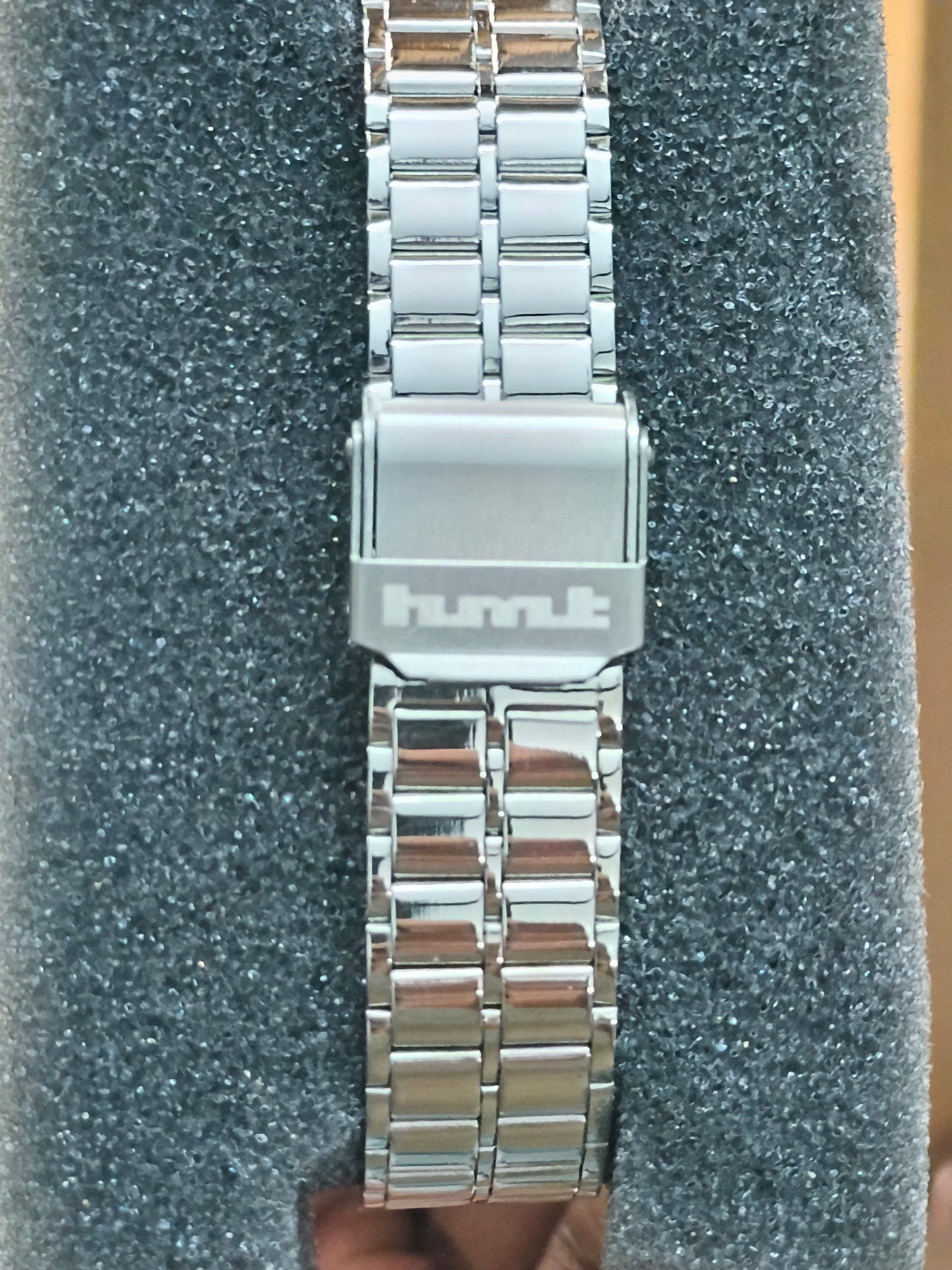 HMT INOX Tank Quartz Watch with Yellow Dial (IGSS 05)