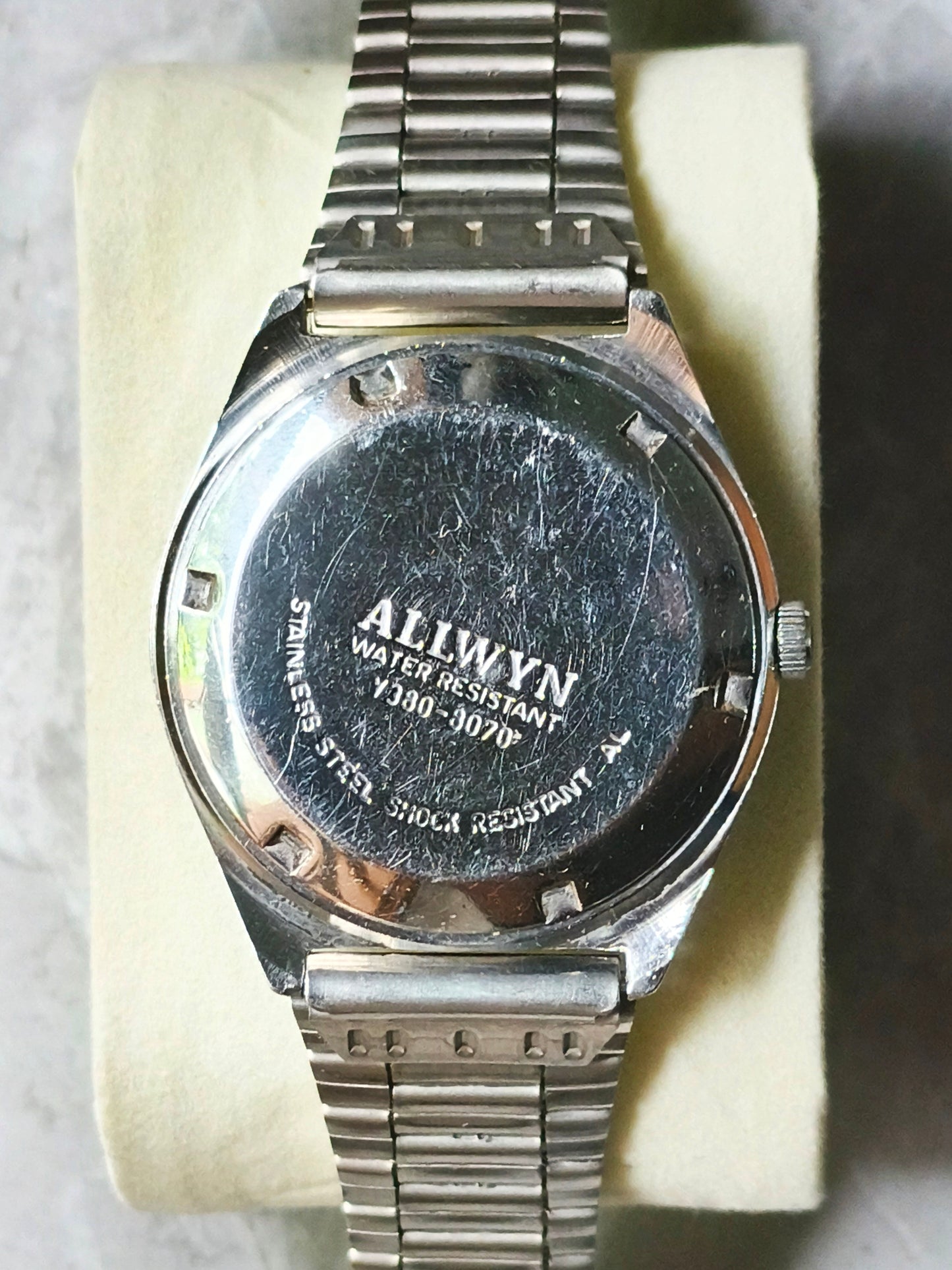 Vintage allwyn hand wound watch