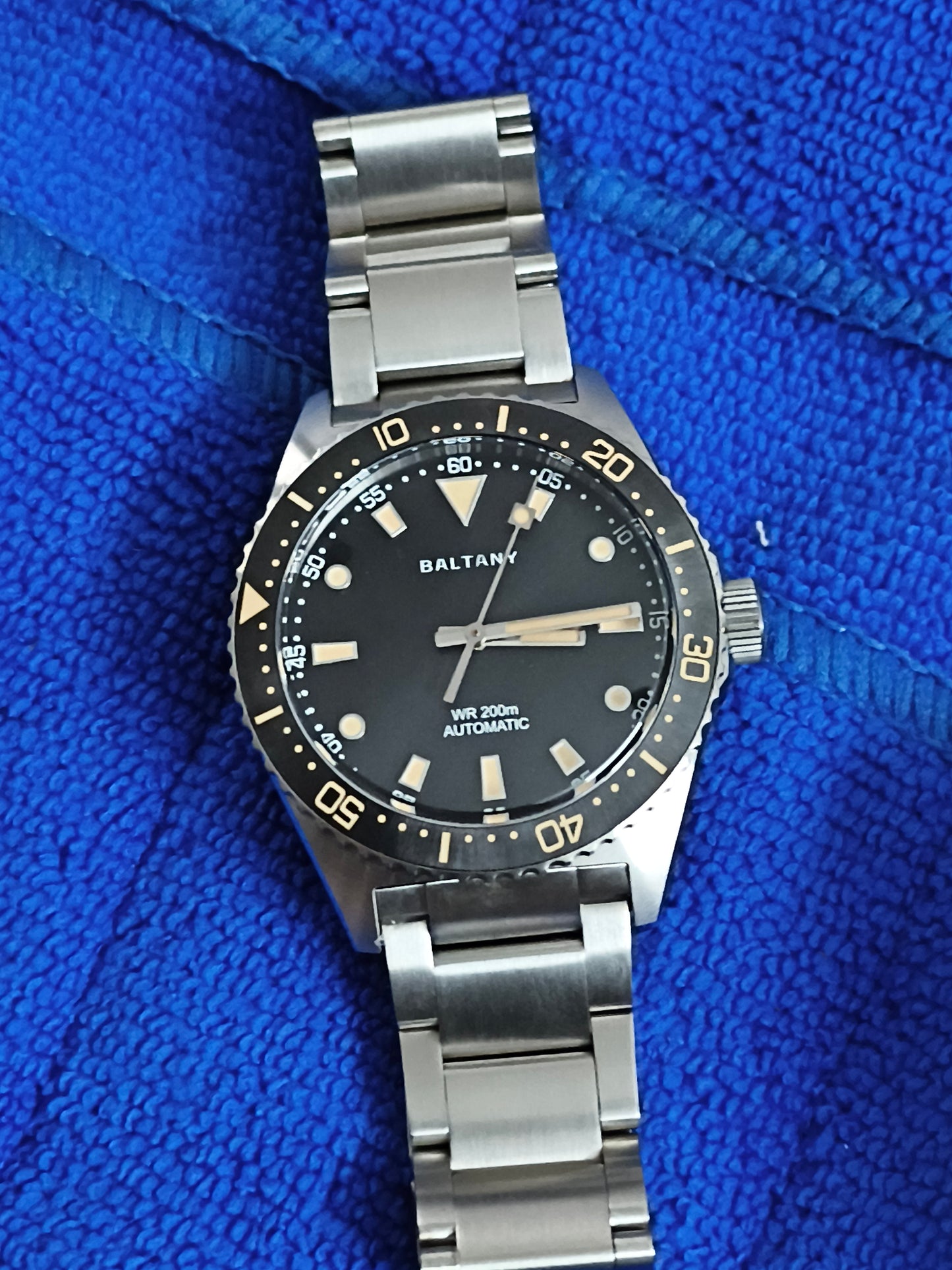 Baltany S3080 Retro Diver Watch with NH38 Automatic Movement
