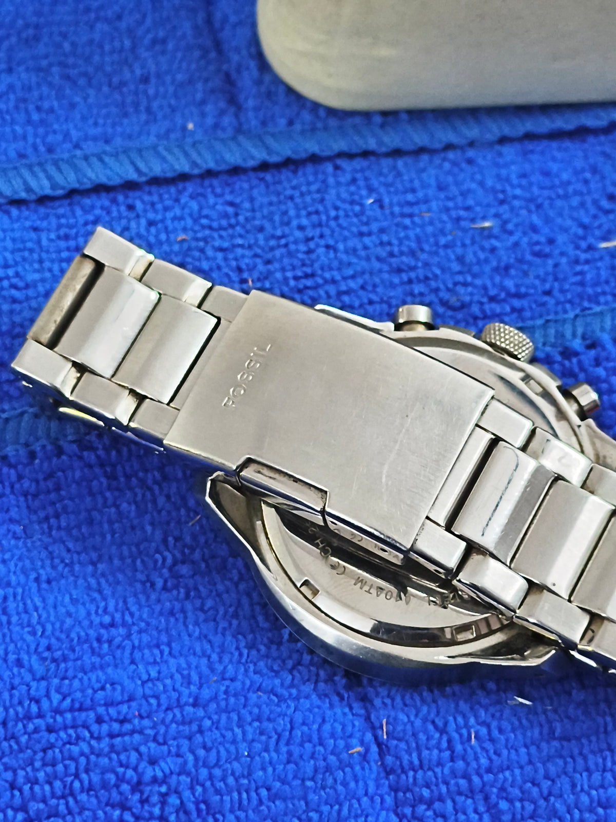 Fossil Quartz Chronograph 45mm, Neo-vintage