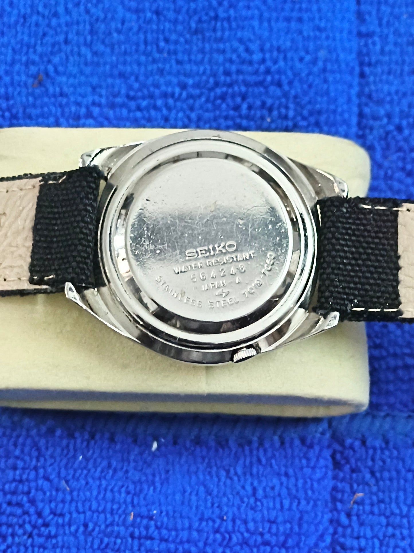 Seiko 5 Actus Automatic Vintage Watch with a Black Dial