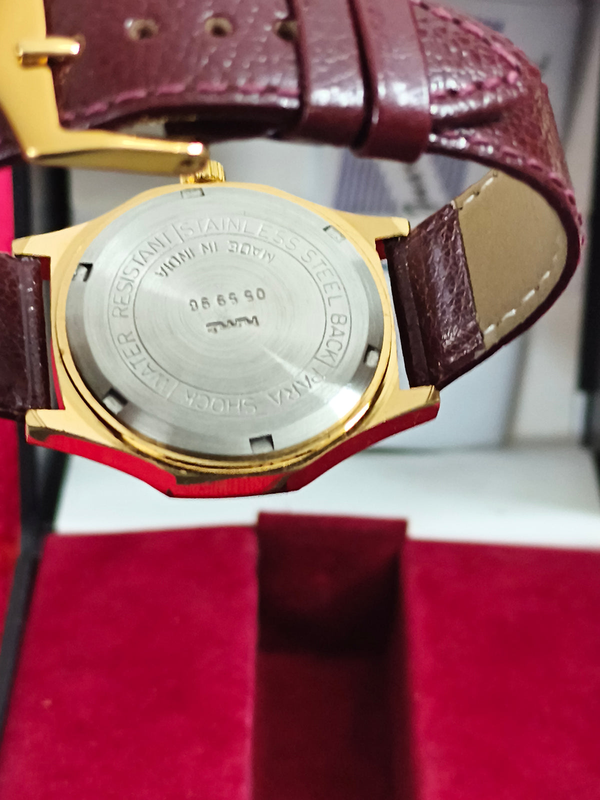 HMT Jayanth Hand-wound Watch with a Gold Toned Case, NOS/Mint Condition