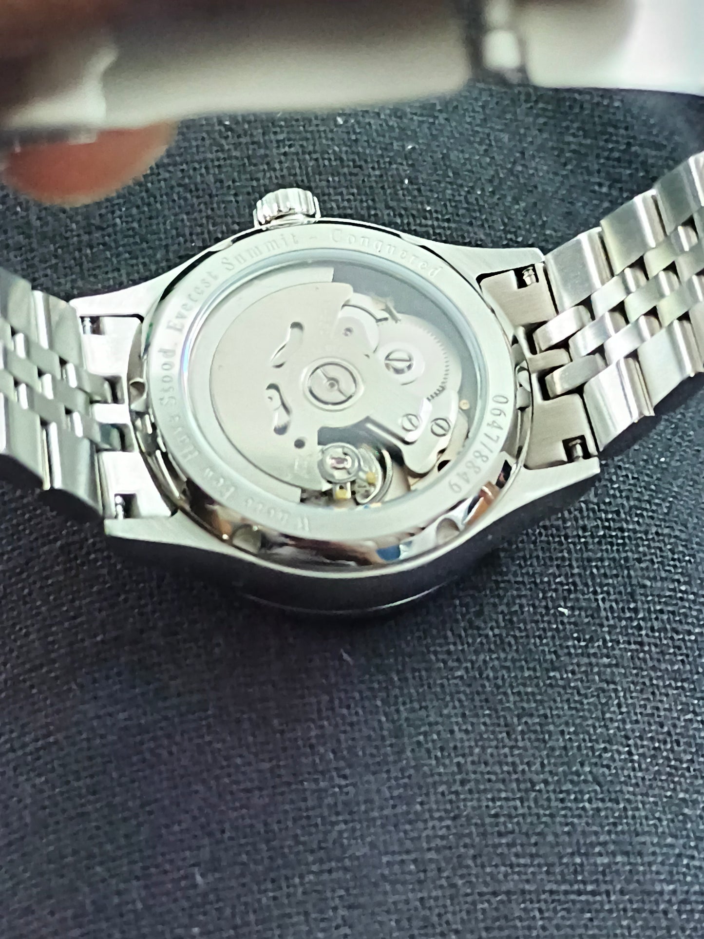 DWC Everest III Automatic Watch with a Sunrise Gradient Dial and NH-35 Movement
