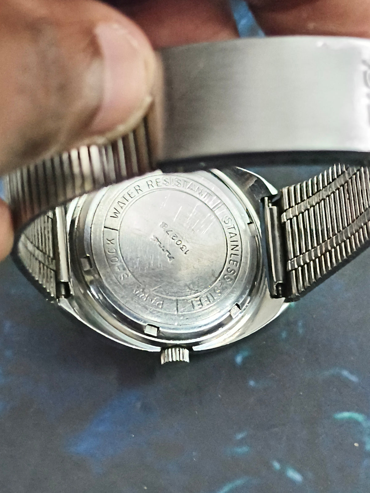 HMT Aditya Hand-wound Vintage Watch with a Silver-toned Dial