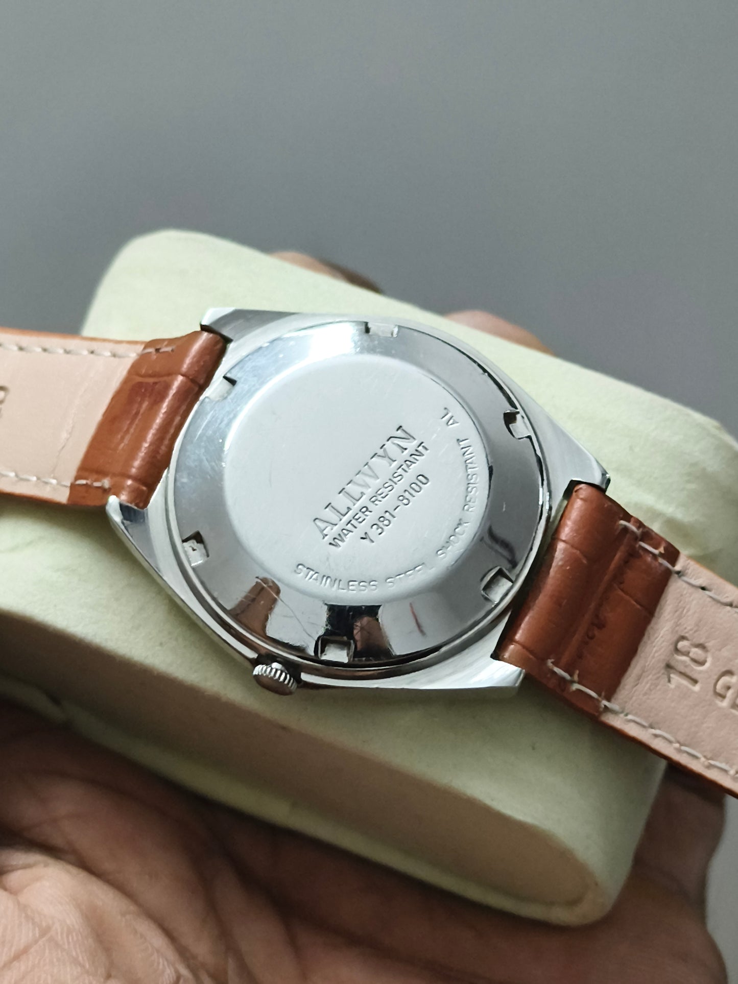Allwyn Automatic Vintage Watch with Gold-toned Dial