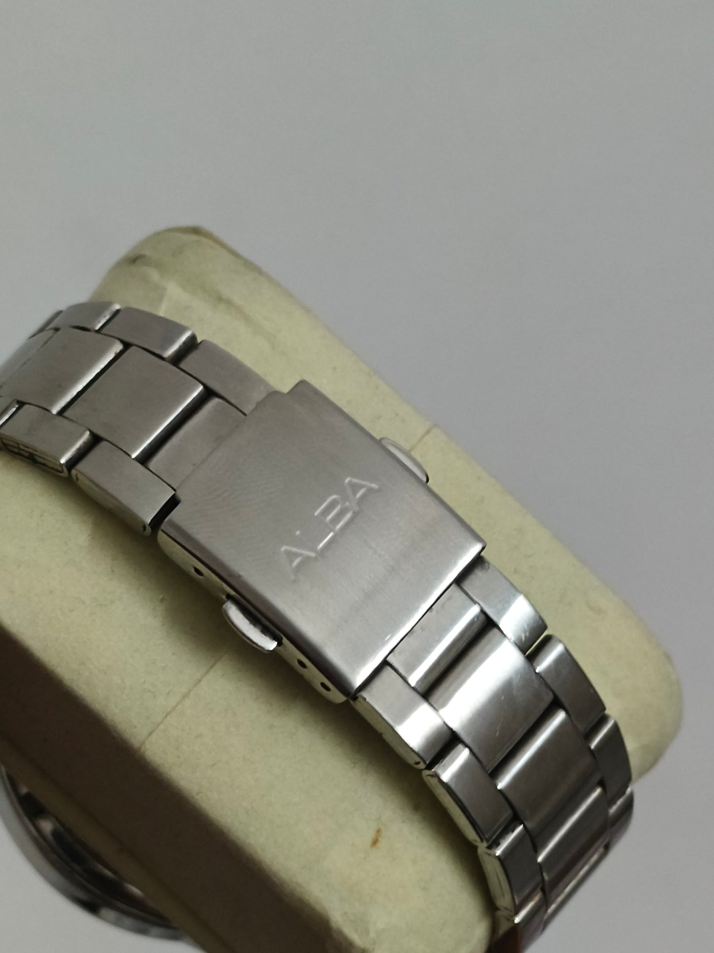 ALBA Quartz Watch with White Dial