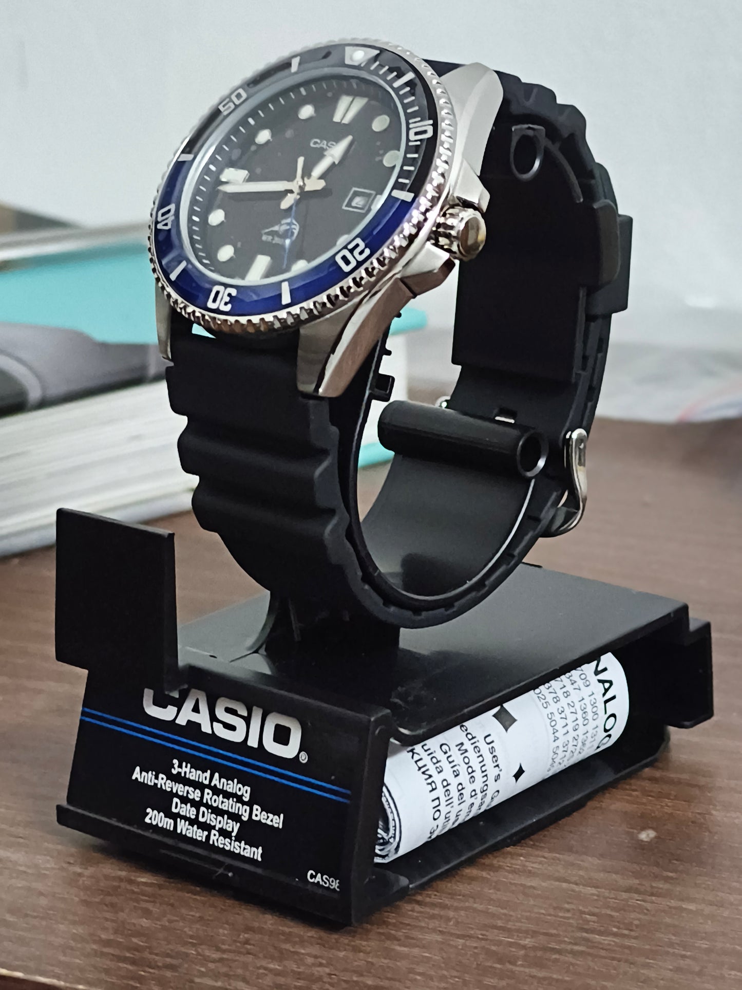 Casio MDV 106 Duro “Marlin” Batman (Black and Blue)