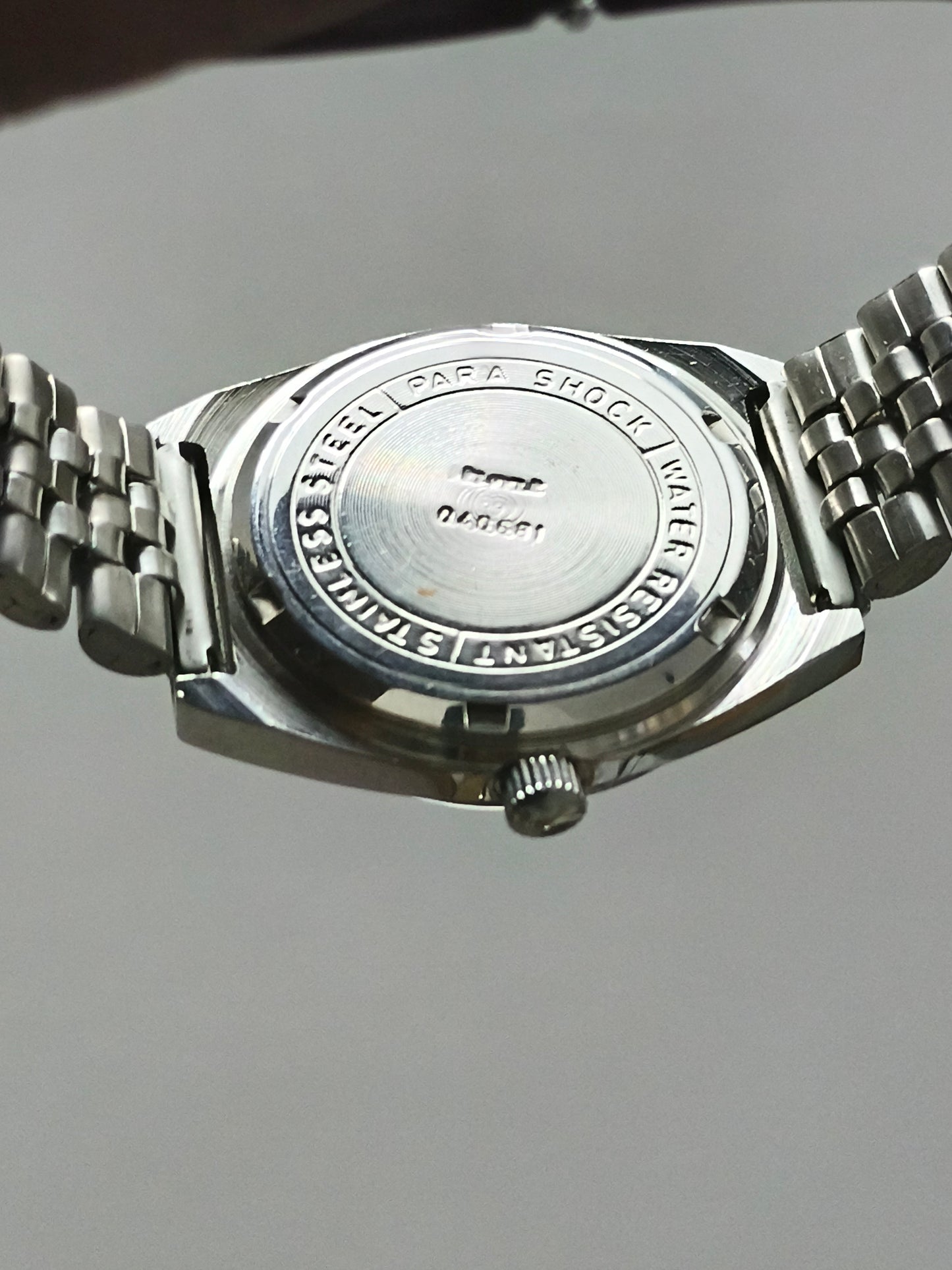 HMT Shreyas Mechanical Hand-wound Watch with Grey Dial