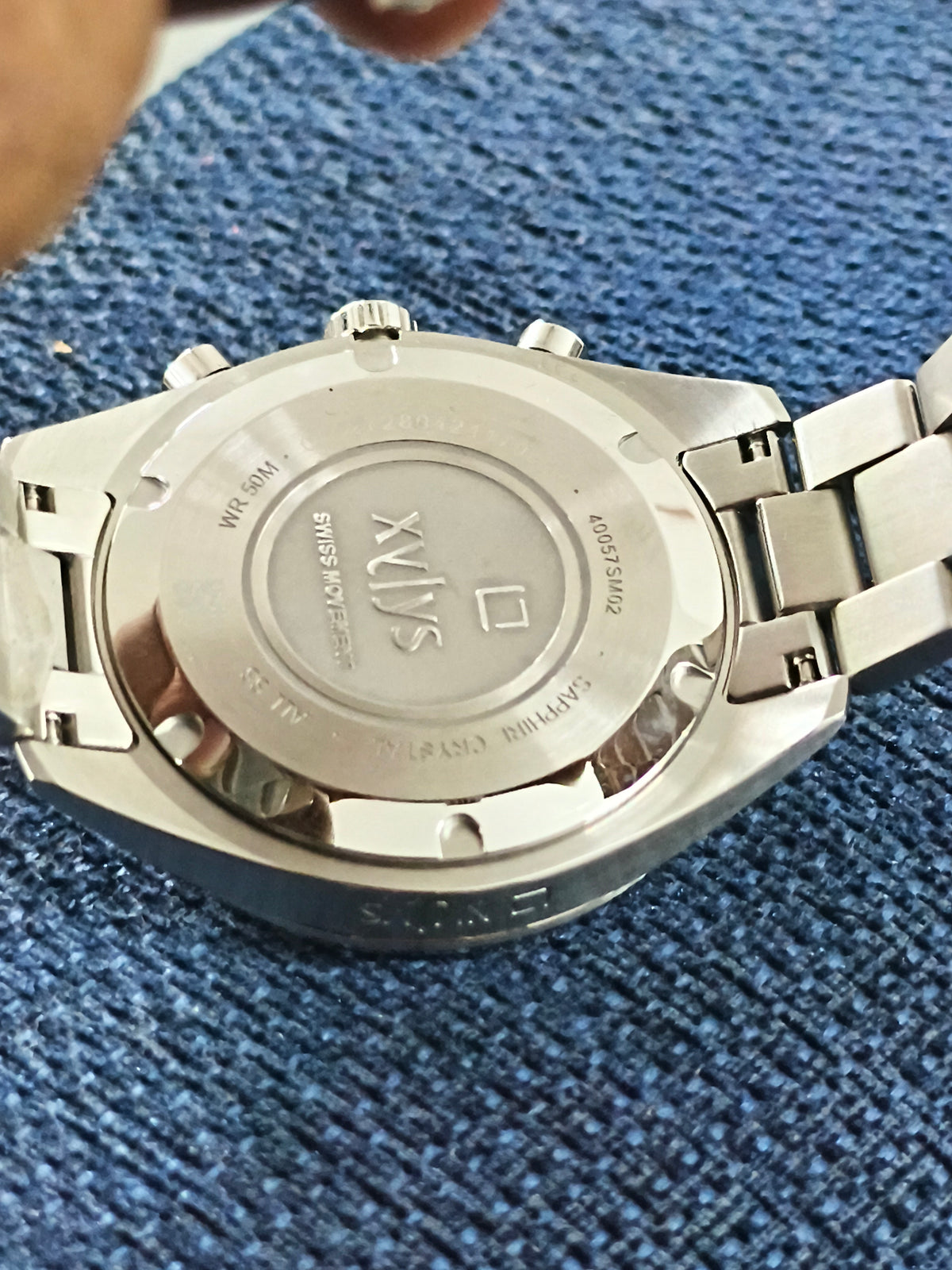 Xylys Chronograph Brand New with Steel Case, Black Dial and Swiss Made Movement