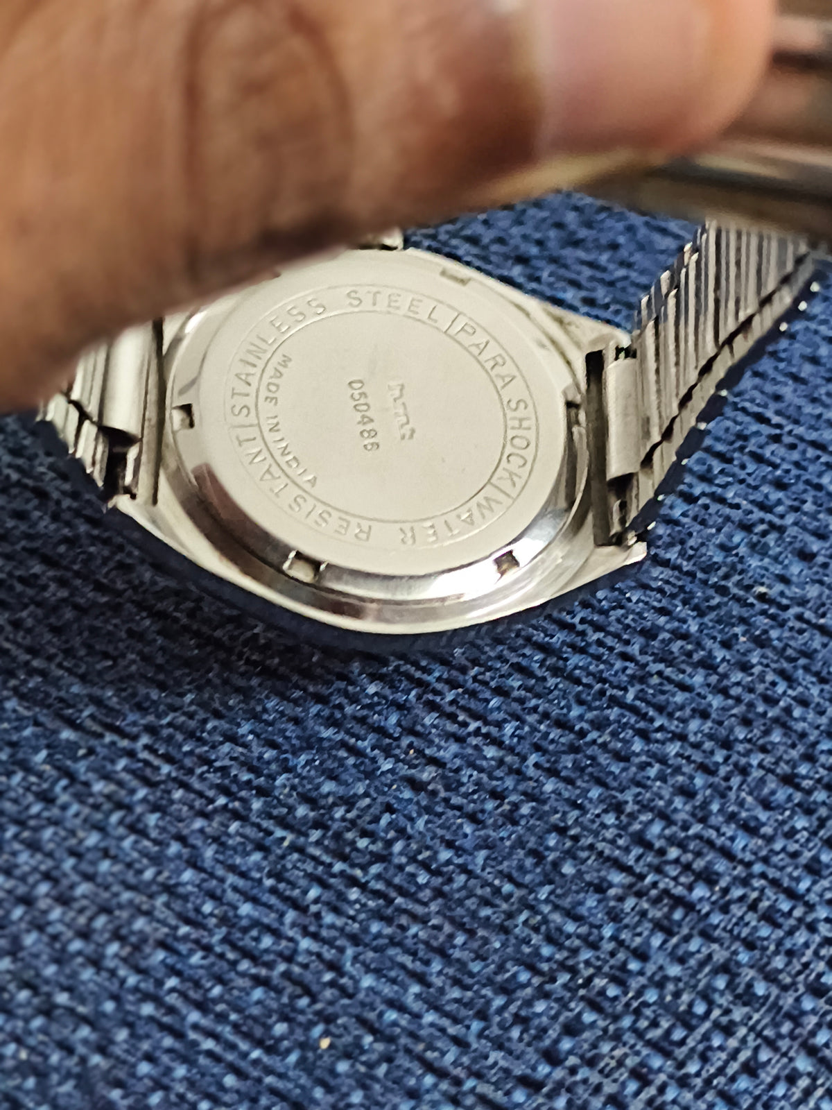 HMT Arjun Hand-wound Neo-Vintage Watch with a Black Dial