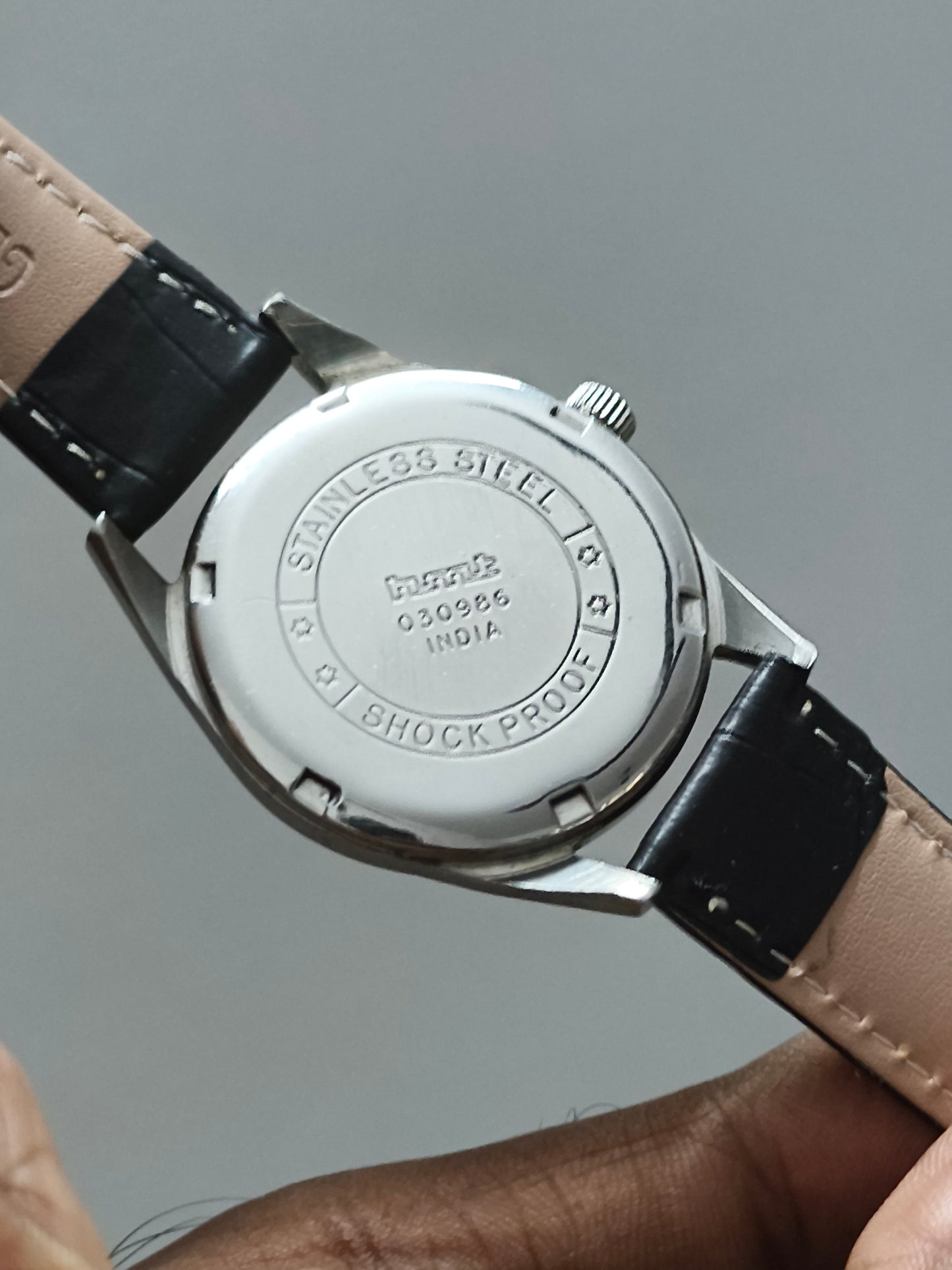 HMT Pilot Watch Three Liner Version with Black Dial