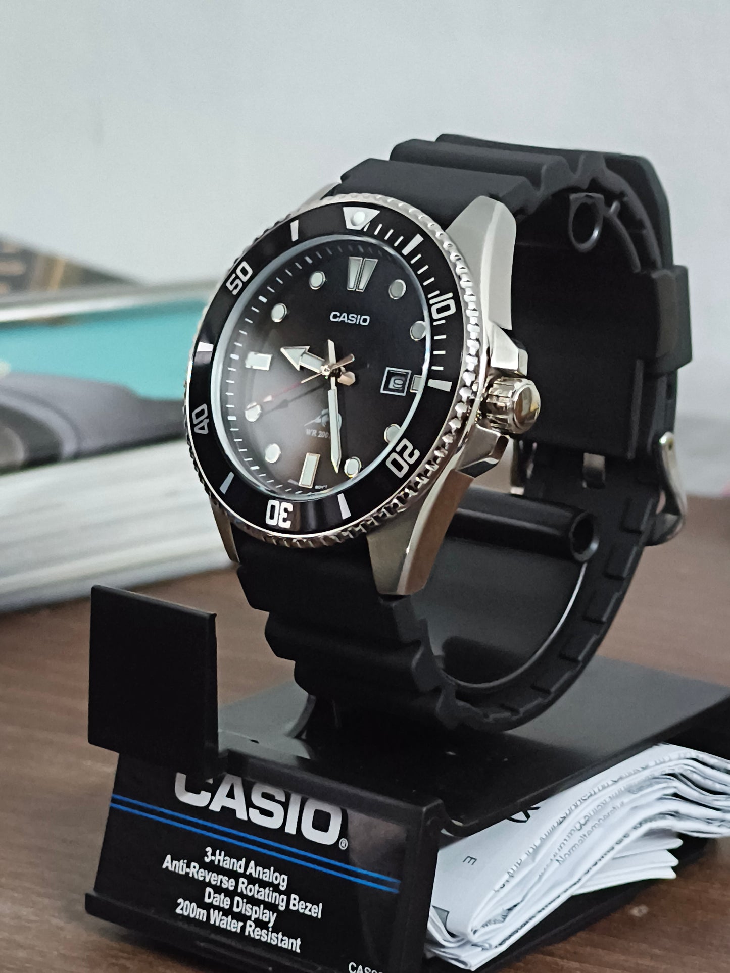 Casio MDV 106 Duro “Marlin” Bill Gates (Classic Black)