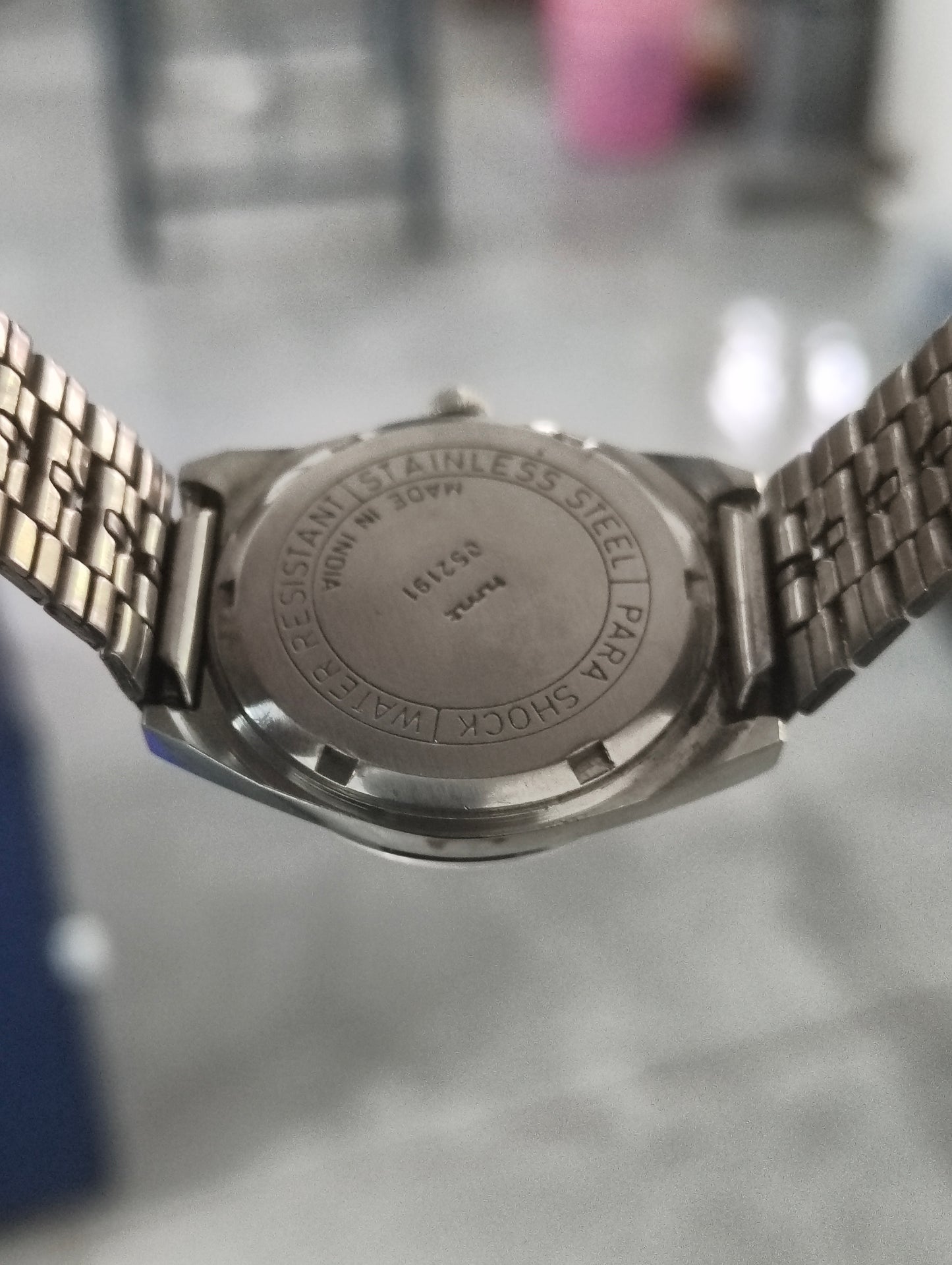 HMT Nataraj Hand-wound Watch with Gold-toned Dial