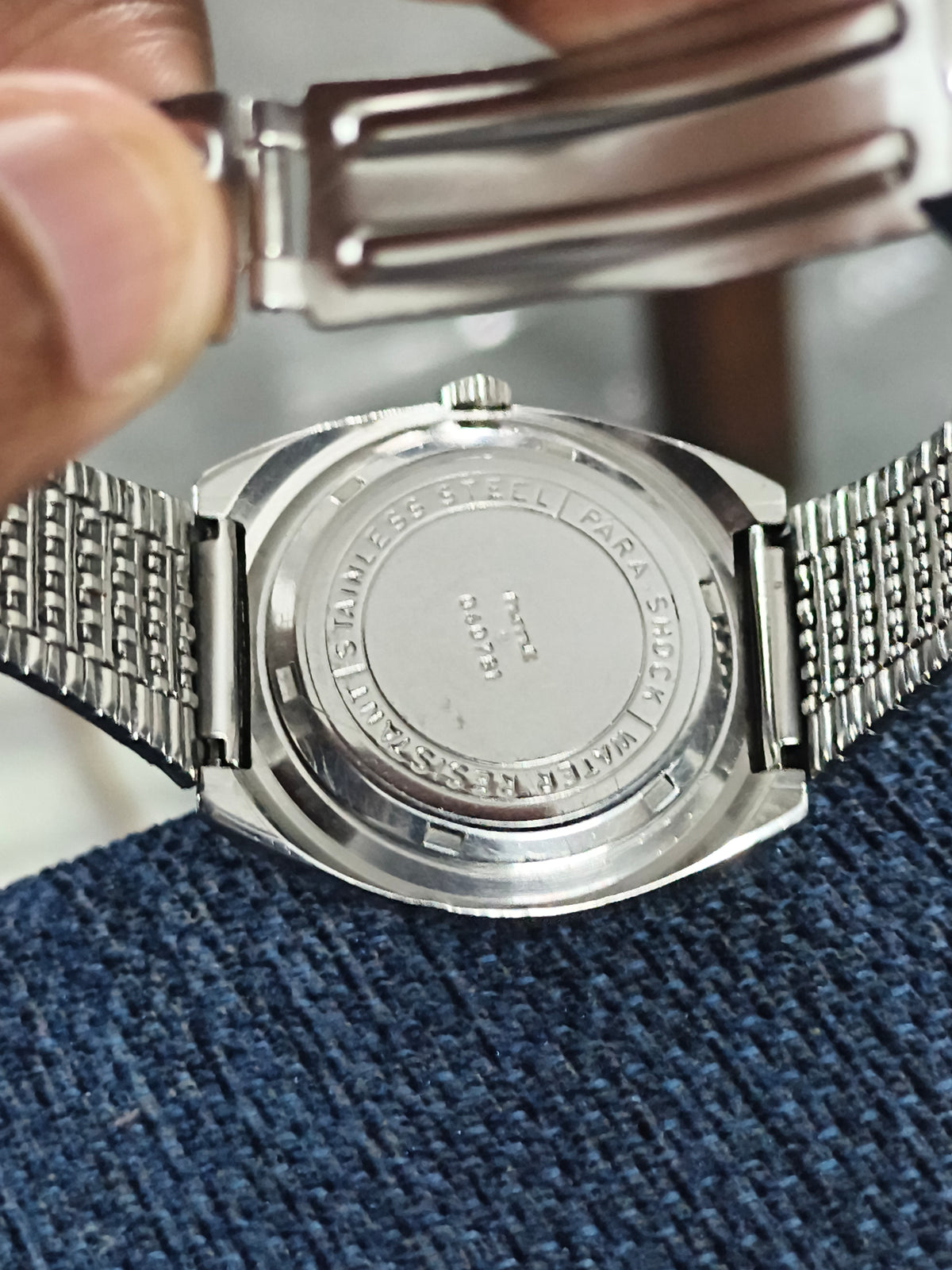 HMT Ajeet Hand-wound Vintage Watch with a Rare Gradient "Ghost" Dial