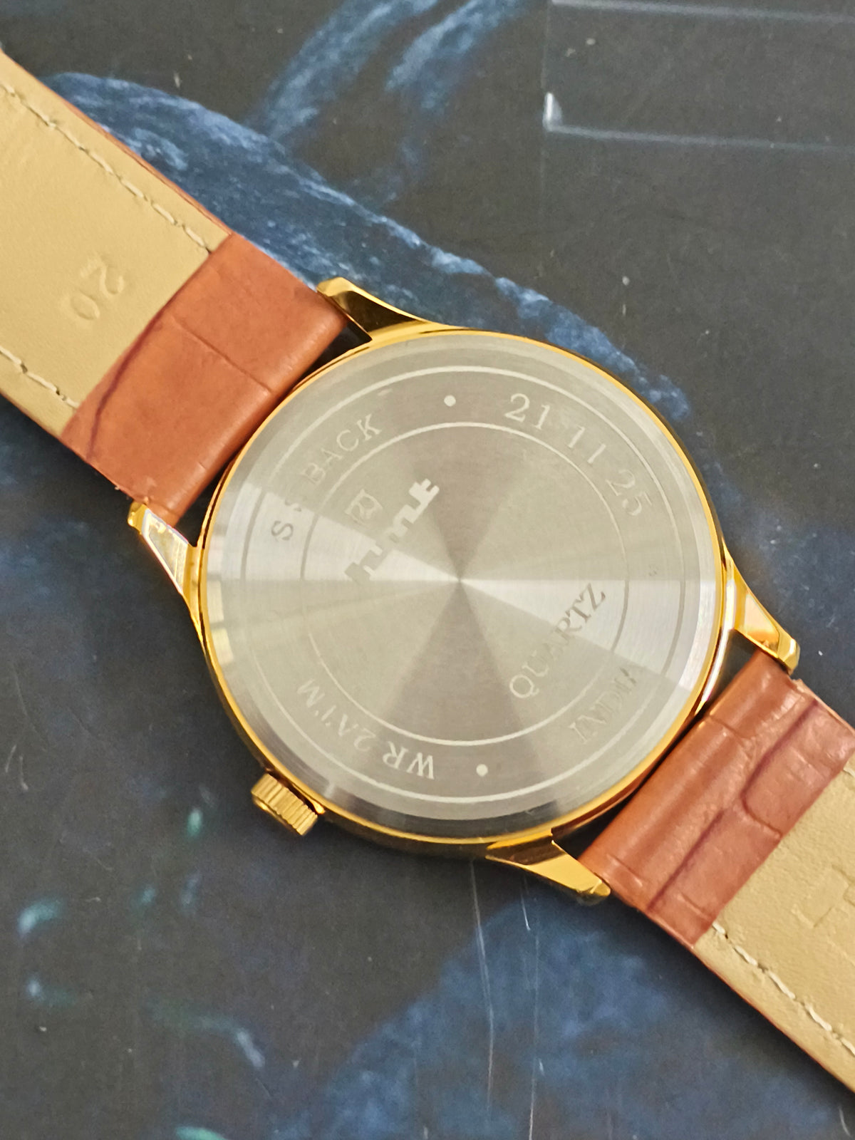 HMT Plus Quartz 38.5mm Gold-toned Watch, Brand New