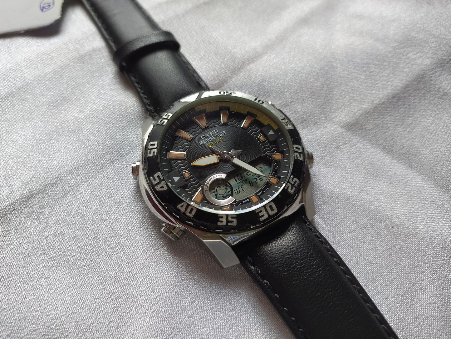 Casio Analogue Digital Marine Gear Watch, Reference AMW-710