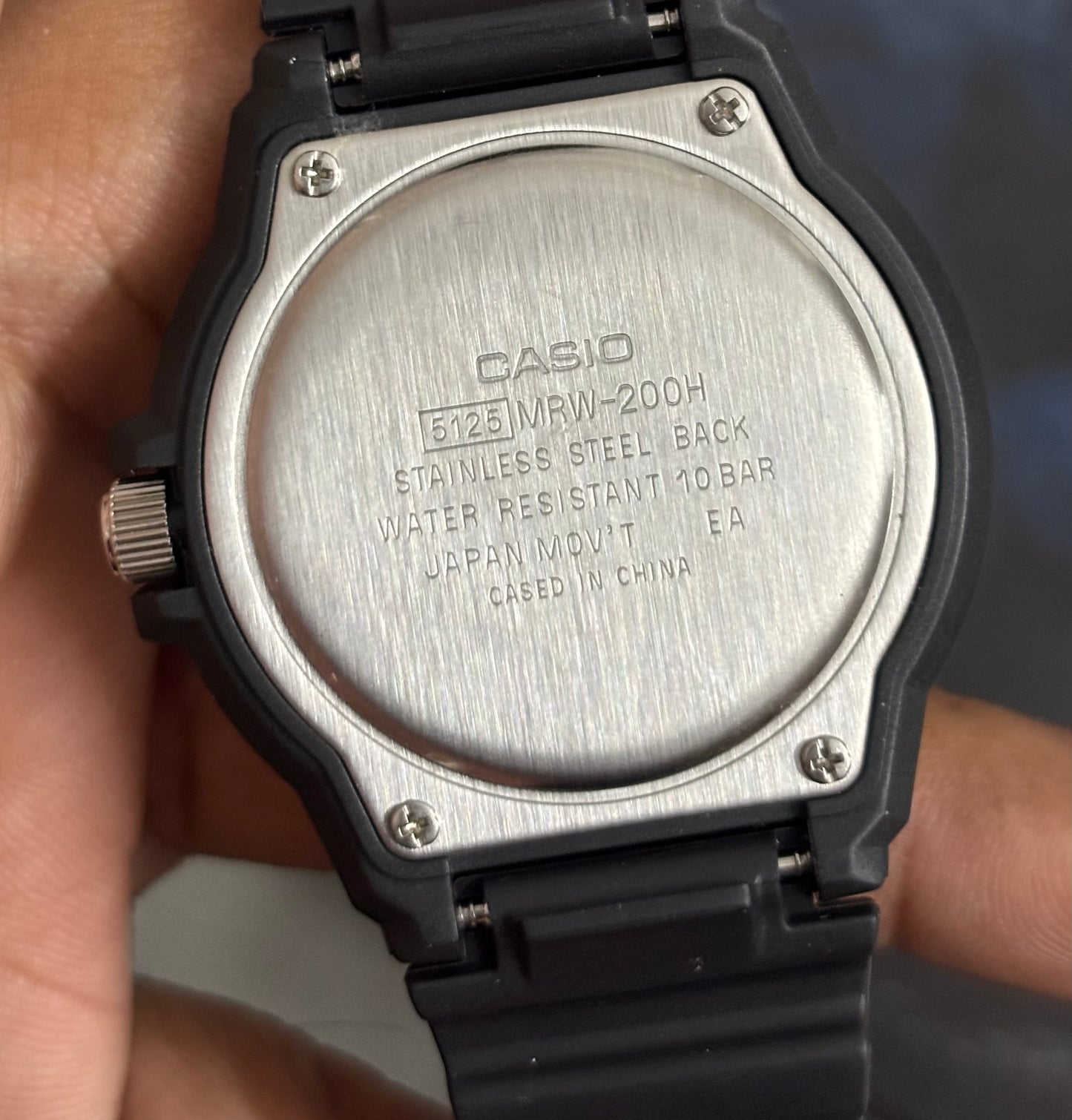 Casio MRW-200H with a White Dial, Middle East, Imported, Brand New In Box