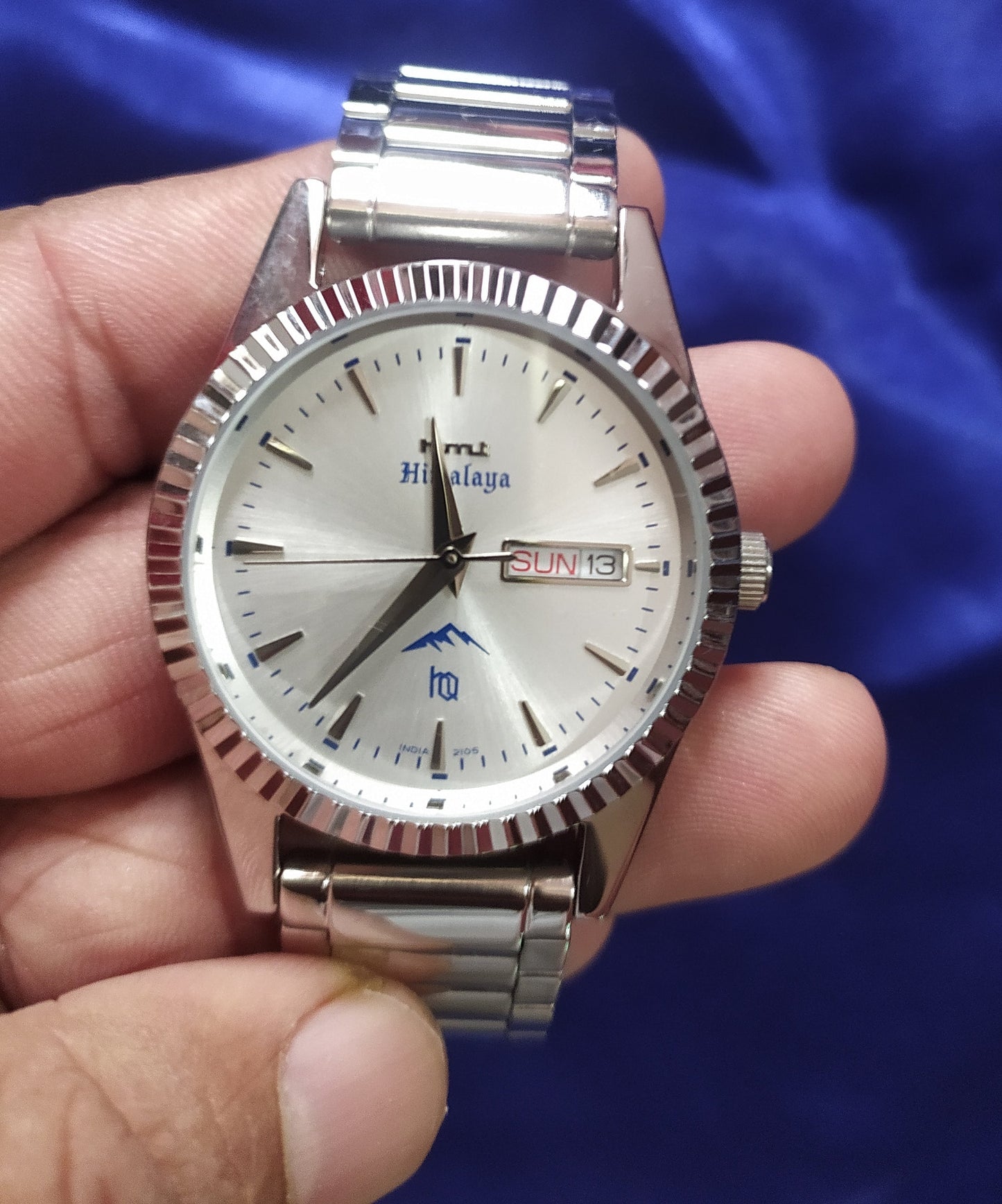 HMT Himalaya HQ Quartz Watch with Silver-toned Dial