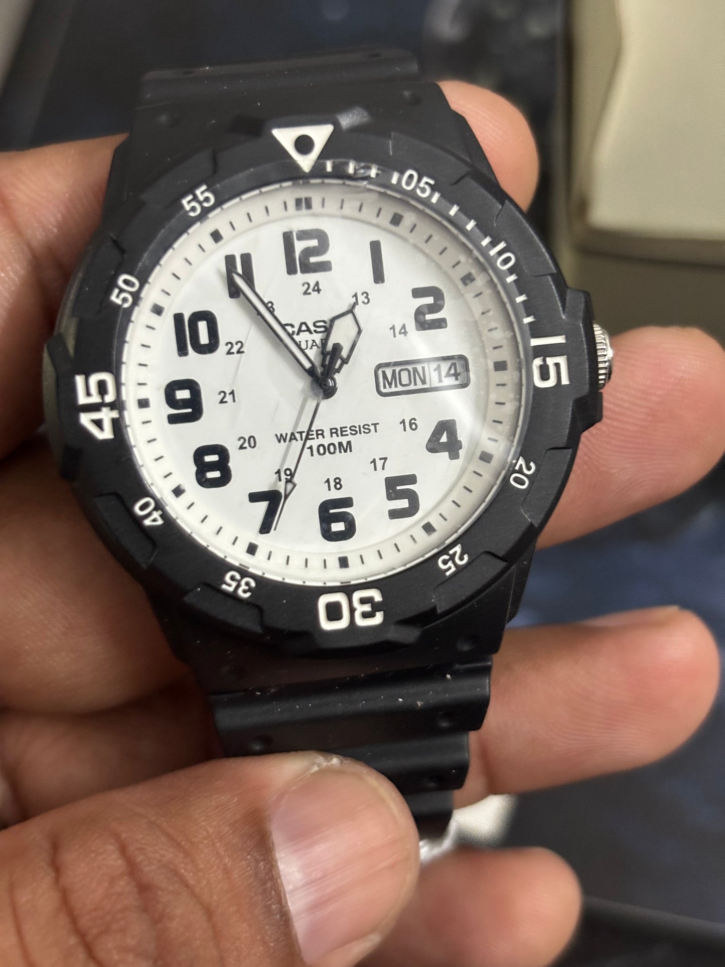 Casio MRW-200H with a White Dial, Middle East, Imported, Brand New In Box