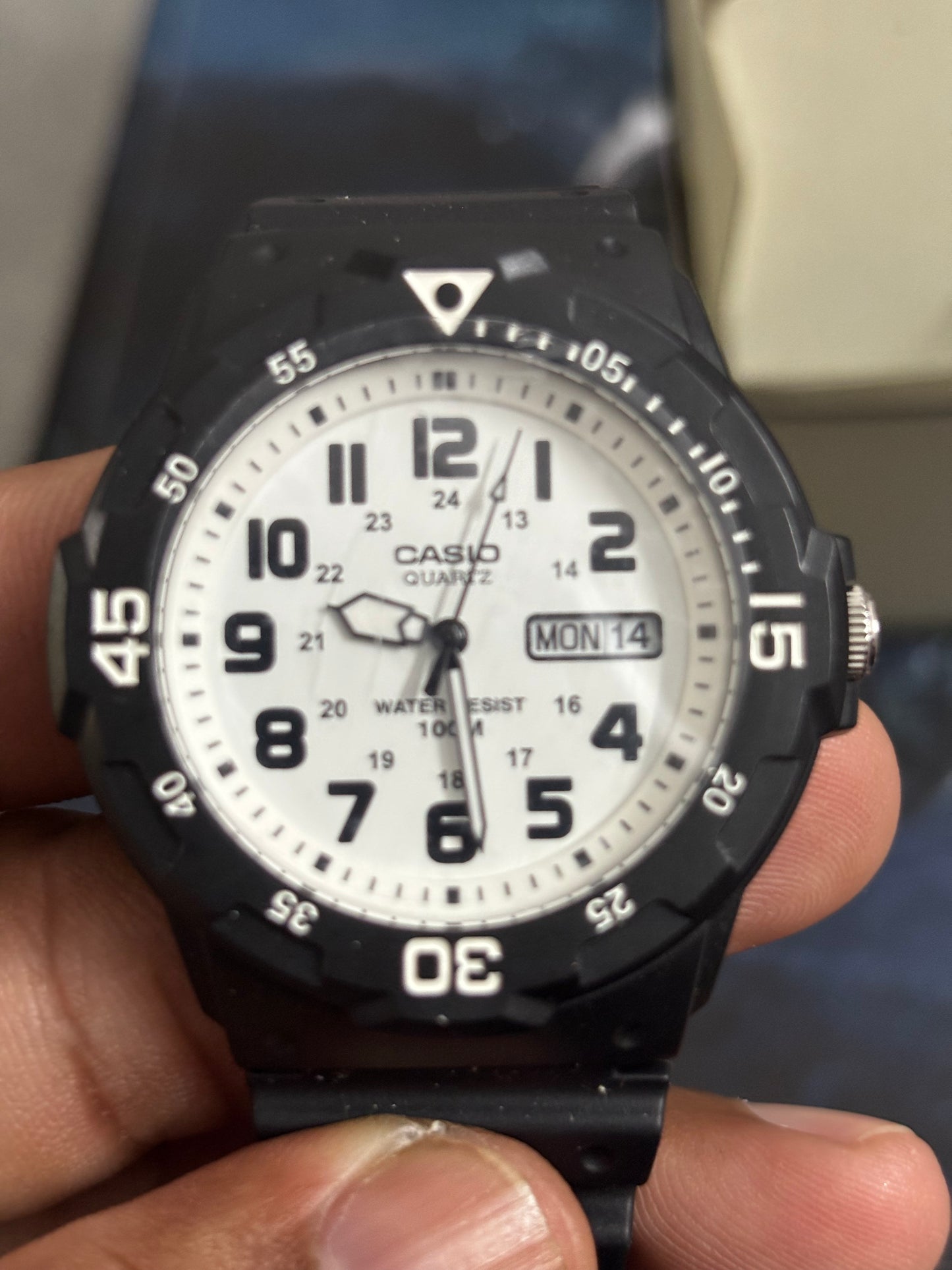 Casio MRW-200H with a White Dial, Middle East, Imported, Brand New In Box