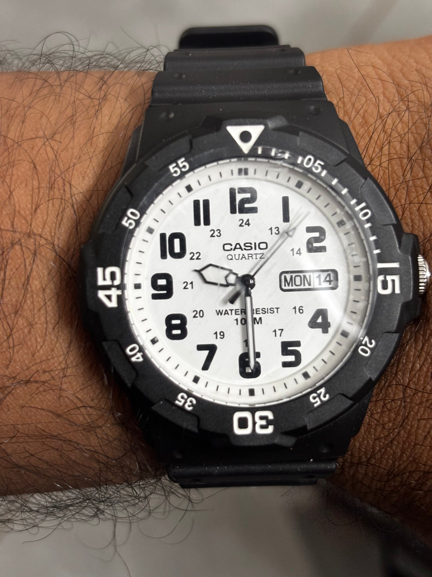 Casio MRW-200H with a White Dial, Middle East, Imported, Brand New In Box