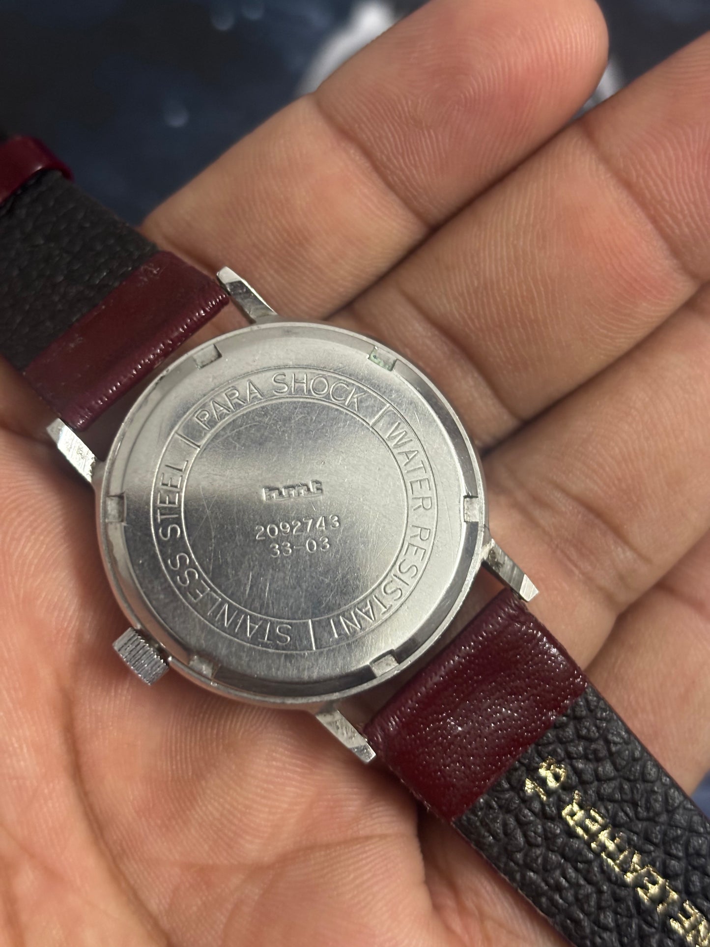 HMT Akash Hand-wound Vintage Watch with a Gold-toned Dial