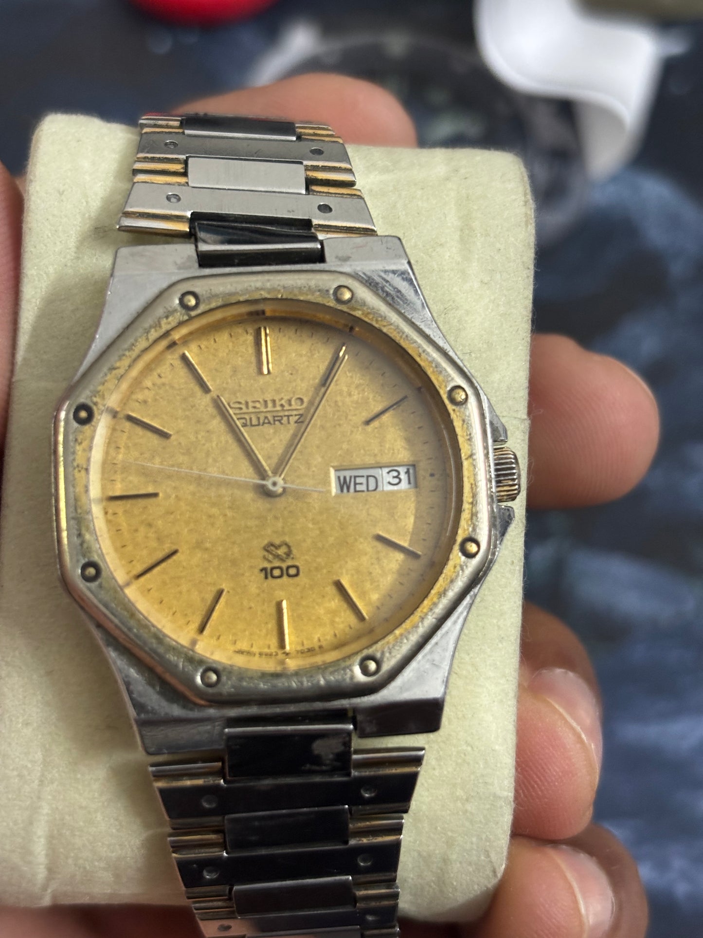 Seiko SQ 100 Quartz “Royal Oak” Vintage Watch