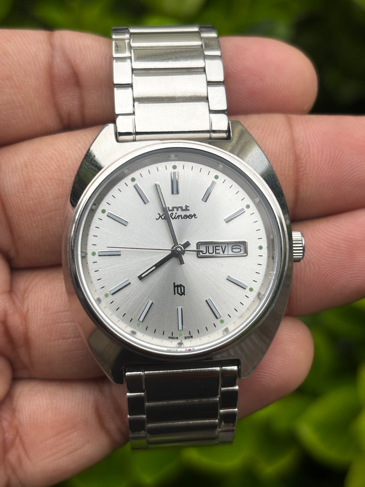 HMT Kohinoor Quartz White/Silver