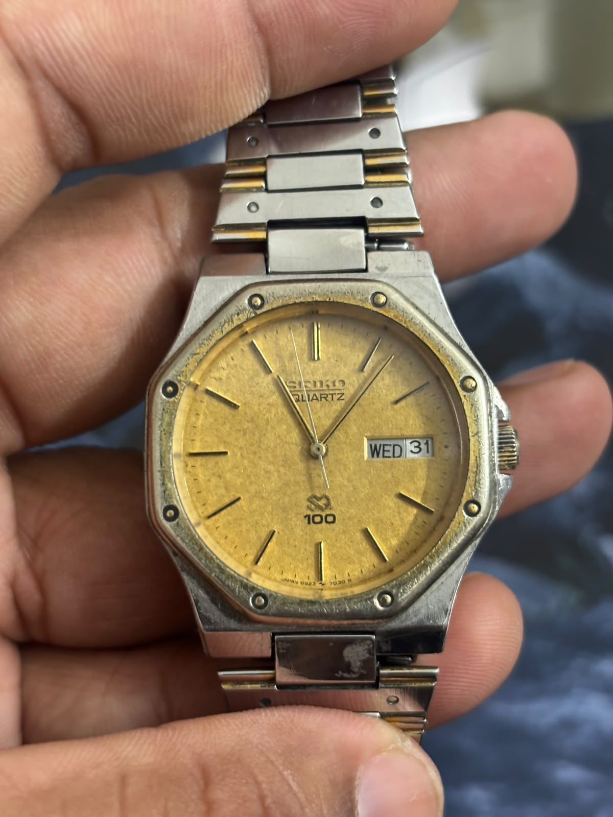 Seiko SQ 100 Quartz “Royal Oak” Vintage Watch