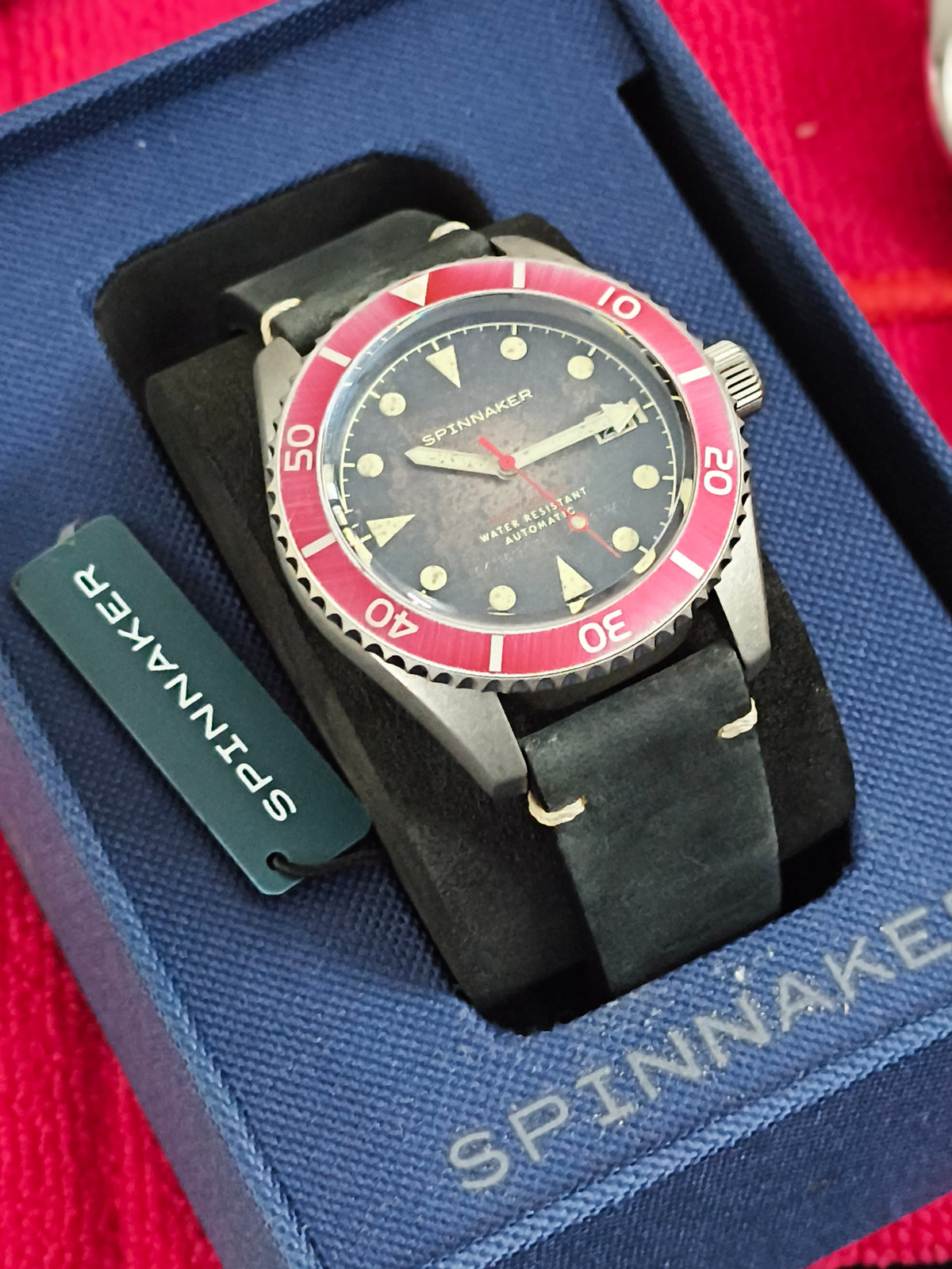 Spinnaker Wreck Automatic Diving Watch with a Distressed Finish