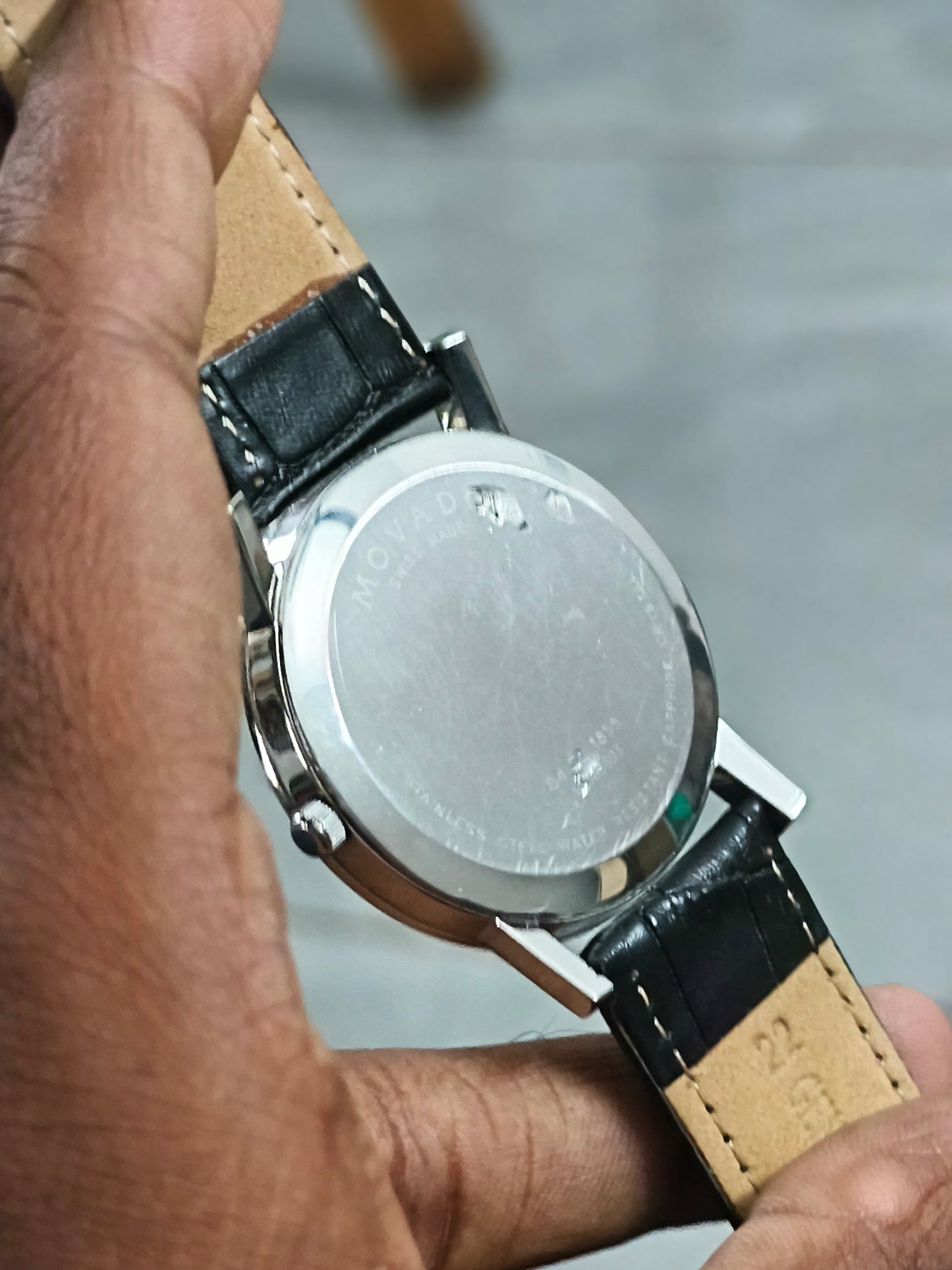 Movado Museum Quartz 40mm Watch with a Black Dial