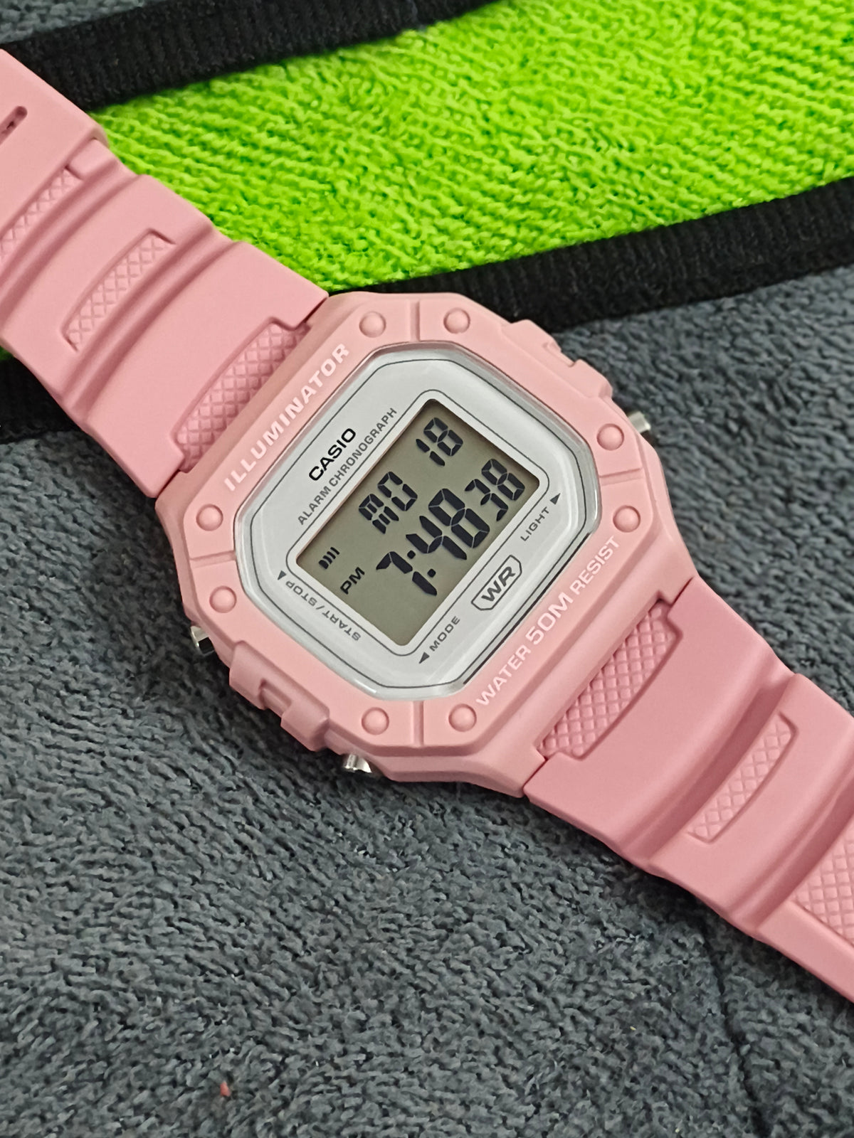 Casio W-218HC-4AV Pink, Brand New
