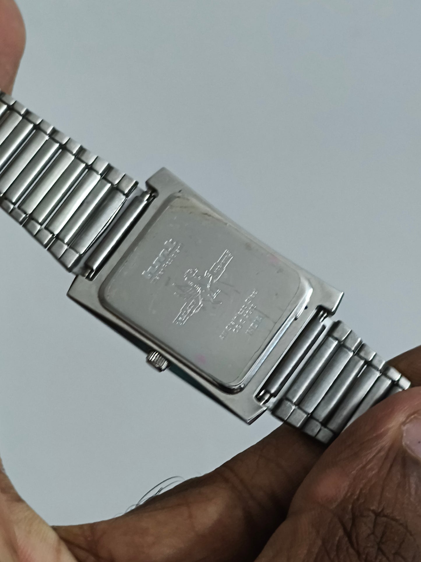HMT Galaxy Tank Pegasus Quartz Watch with Blue Dial