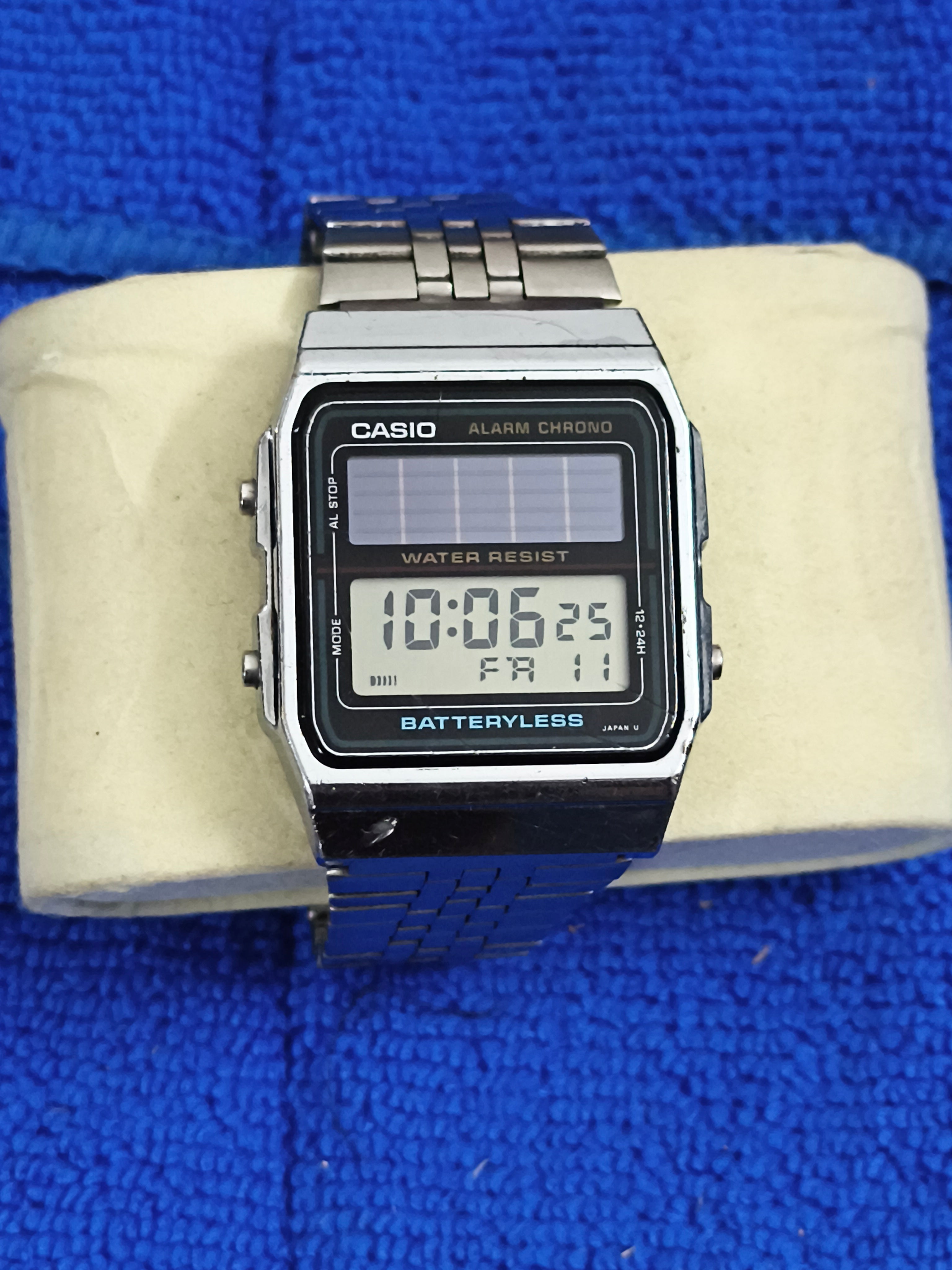 Casio AL-180 Battery-less Solar-powered Watch, Circa 1980s, Super