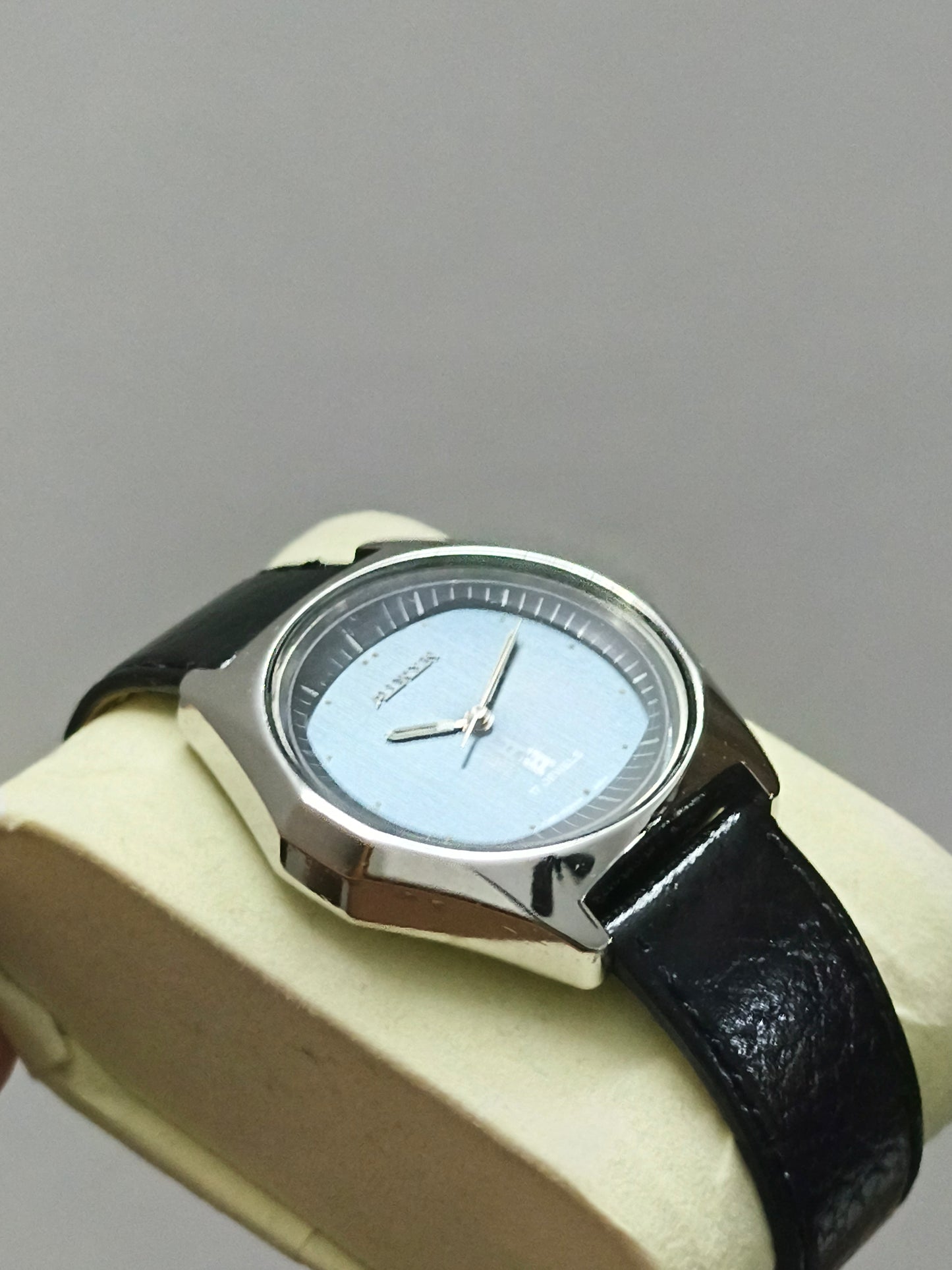 Allwyn Hand-wound Watch with Blue Denim Dial