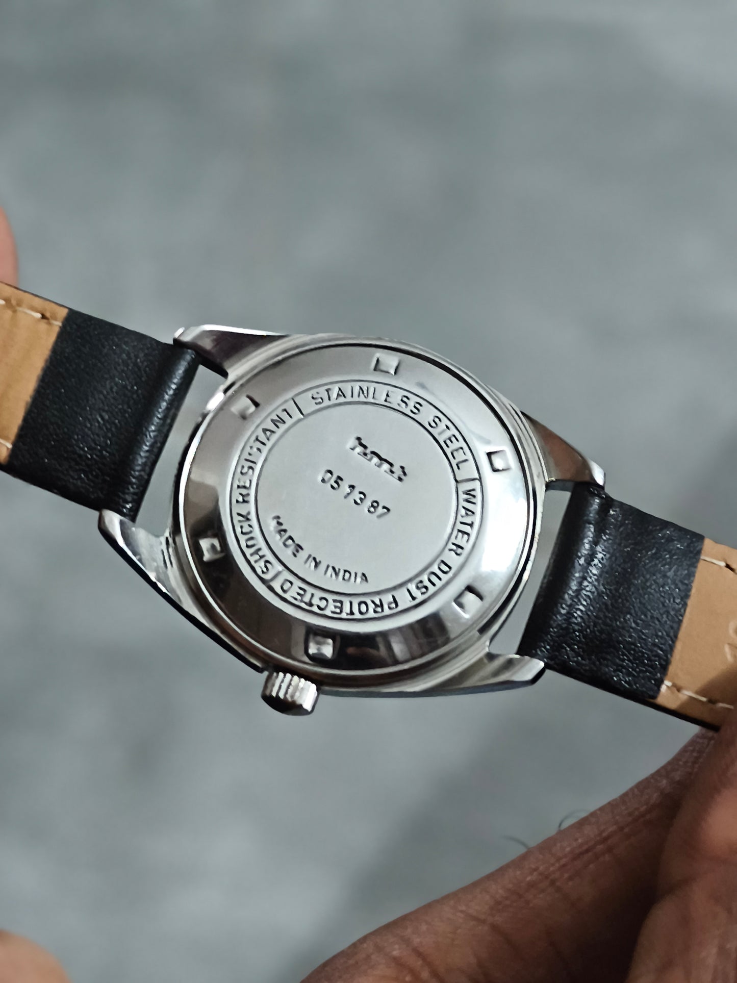 HMT Tarun Hand-wound Watch with White Dial, Mint Condition