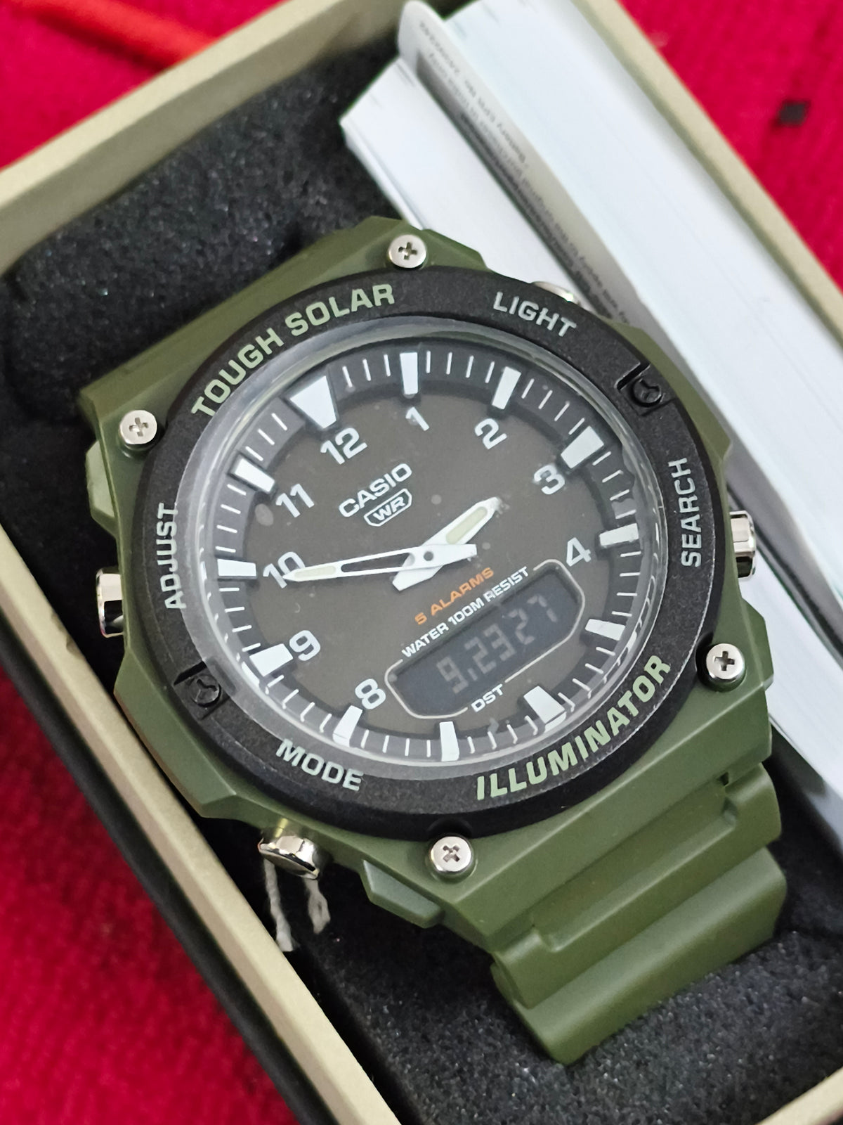 Casio AQ-S820W-3BV Tough Solar Watch Brand New