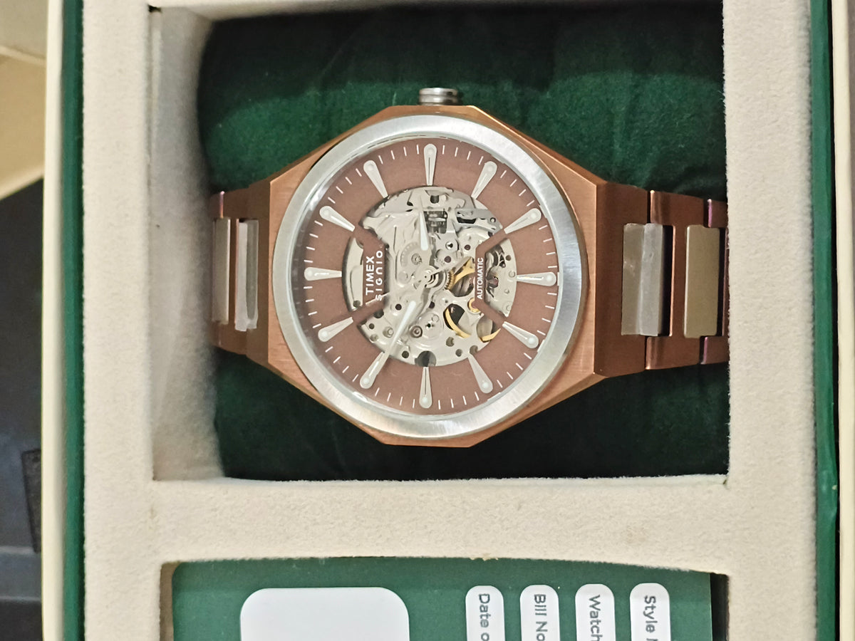 Titan Signio Automatic Skeleton Watch, Brand New