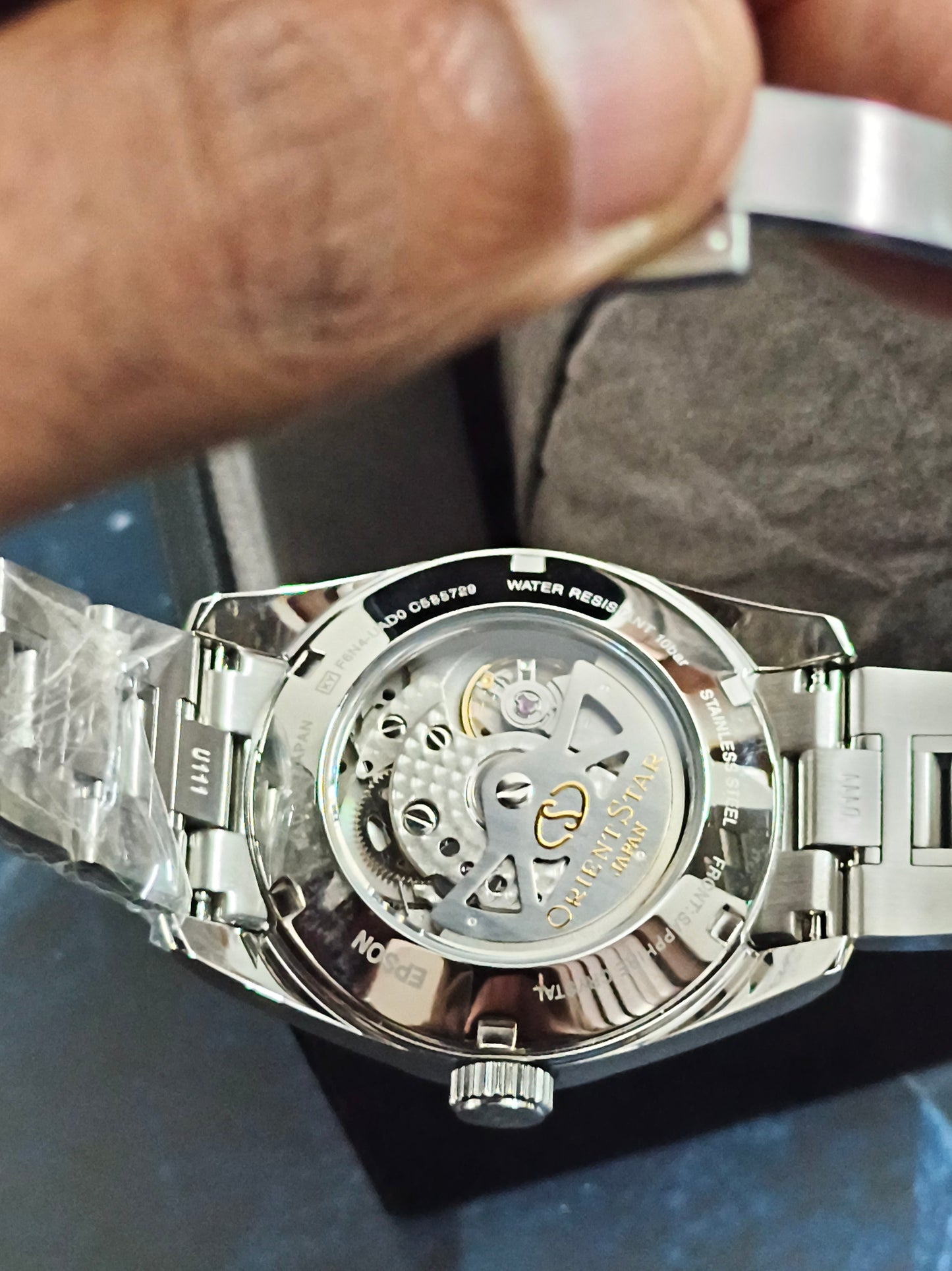 Orient Star Contemporary Date Automatic Watch with a Copper-toned Dial (RE-AU0108G)