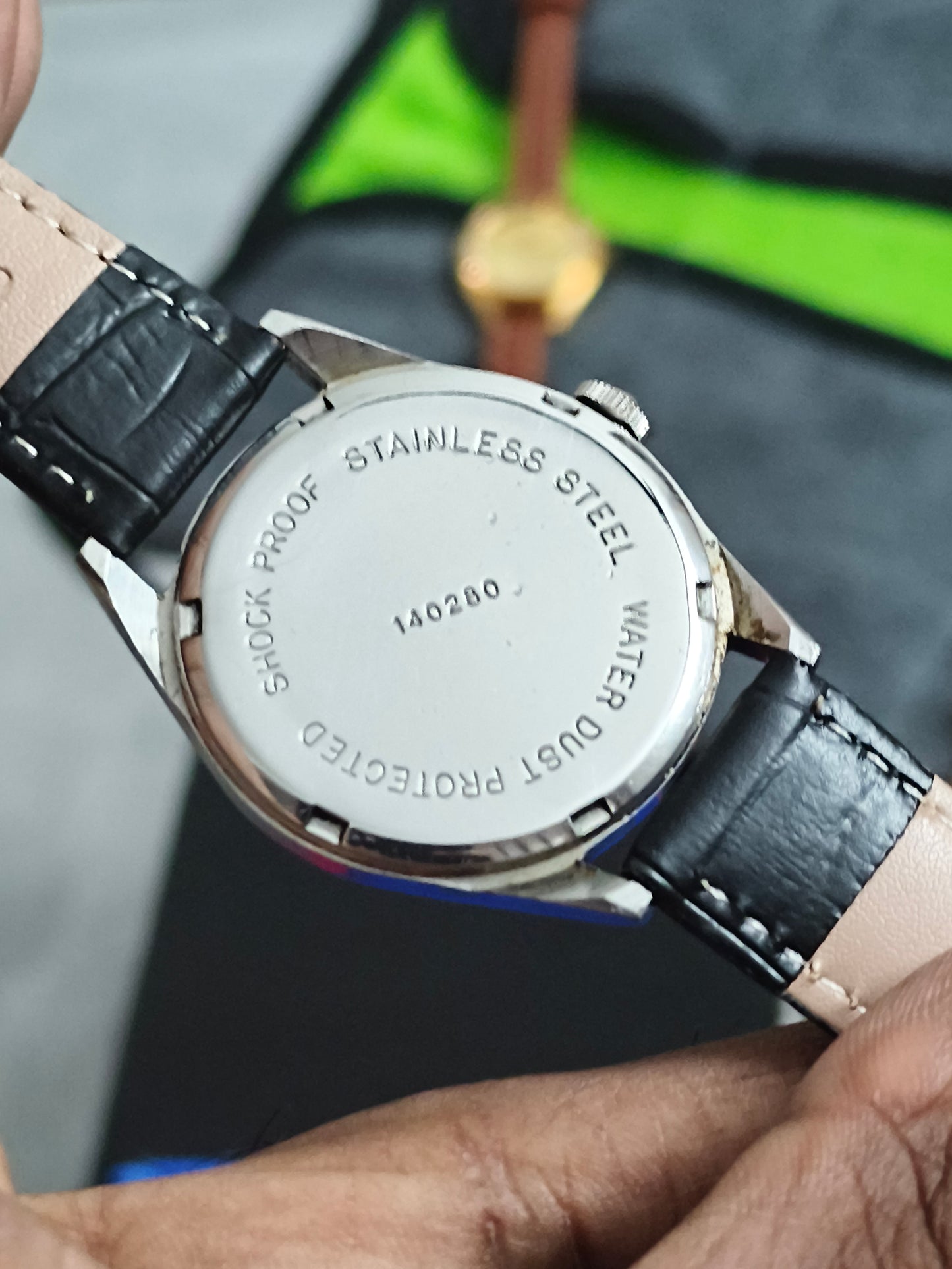 HMT Chinar Mechanical Hand-wound Vintage Watch with a White Notebook Dial