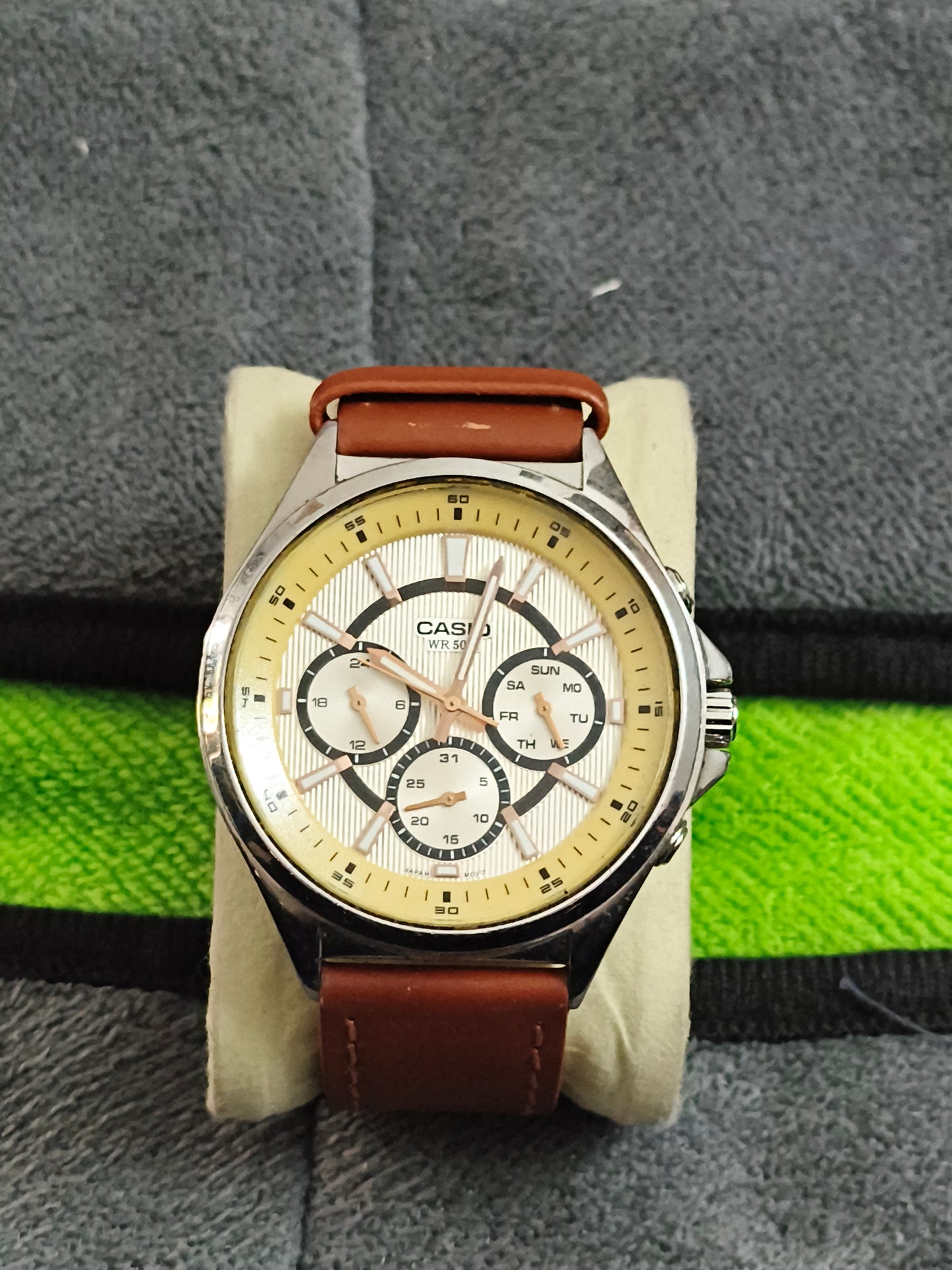 Casio Enticer MTP E303 Multi-function Quartz Watch