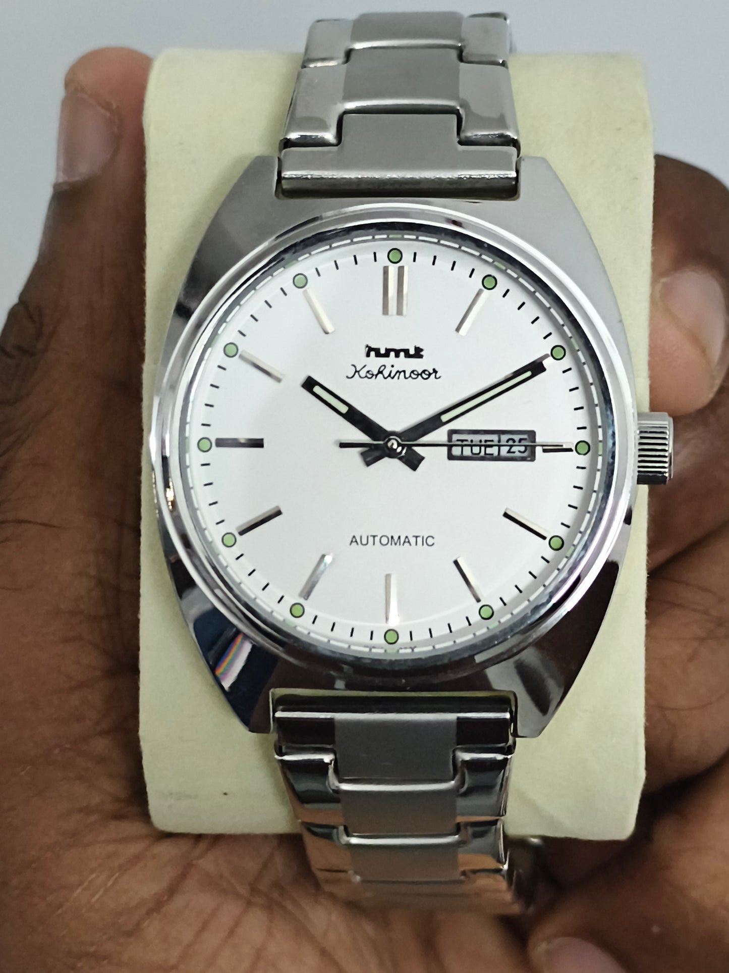 HMT Kohinoor Automatic Watch with White Dial