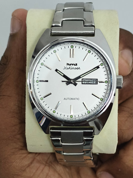 HMT Kohinoor Automatic Watch with White Dial