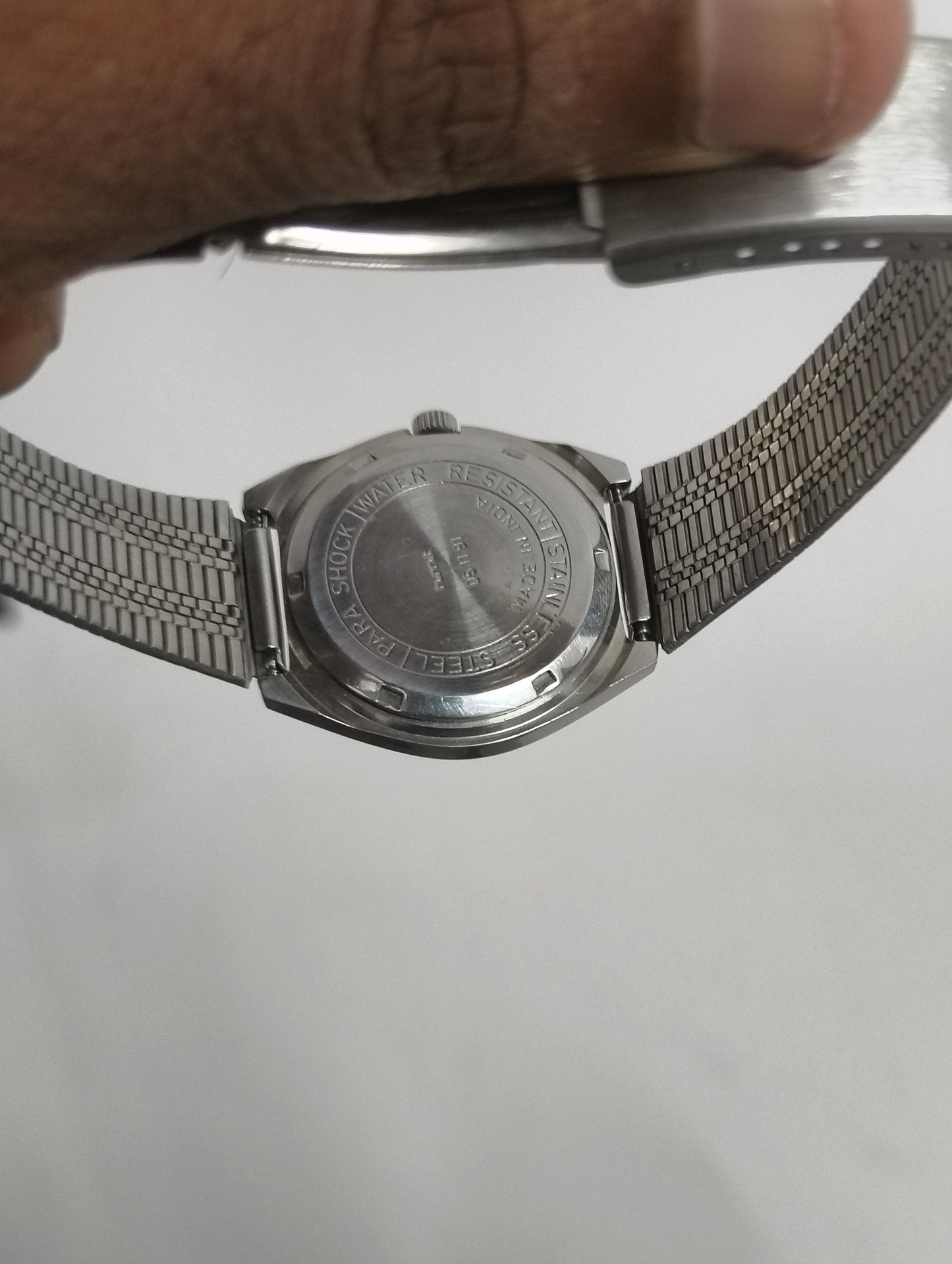 HMT Kohinoor Mechanical Watch with Grey Sunburst Dial