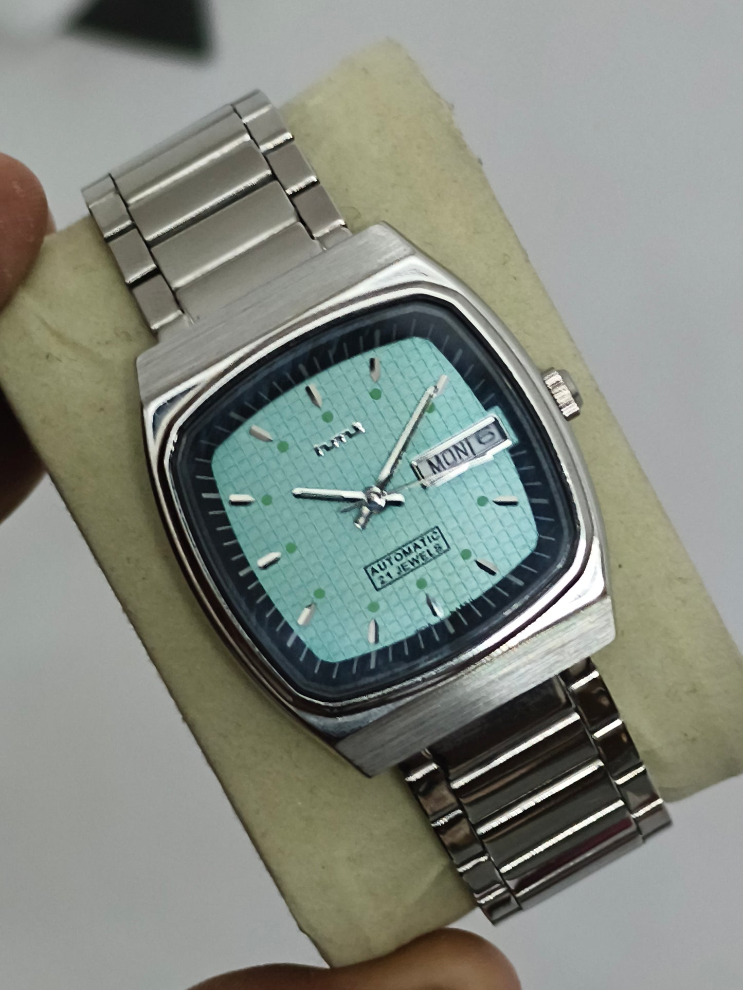 HMT NASS Automatic Watch with Blue Dial