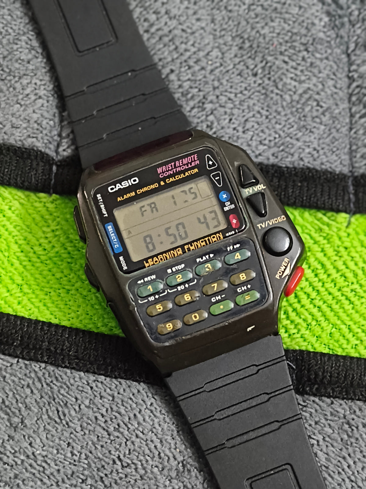 Casio CMD-40 Remote Control Watch Full Black