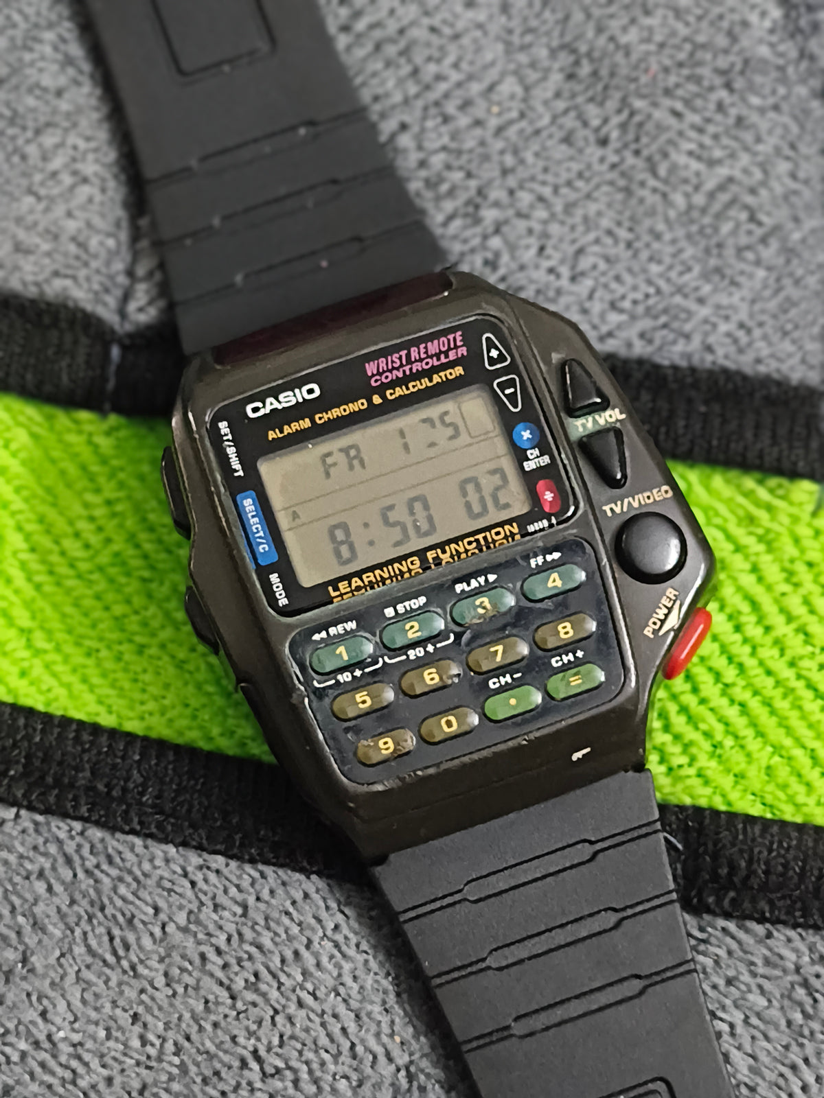 Casio CMD-40 Remote Control Watch Full Black